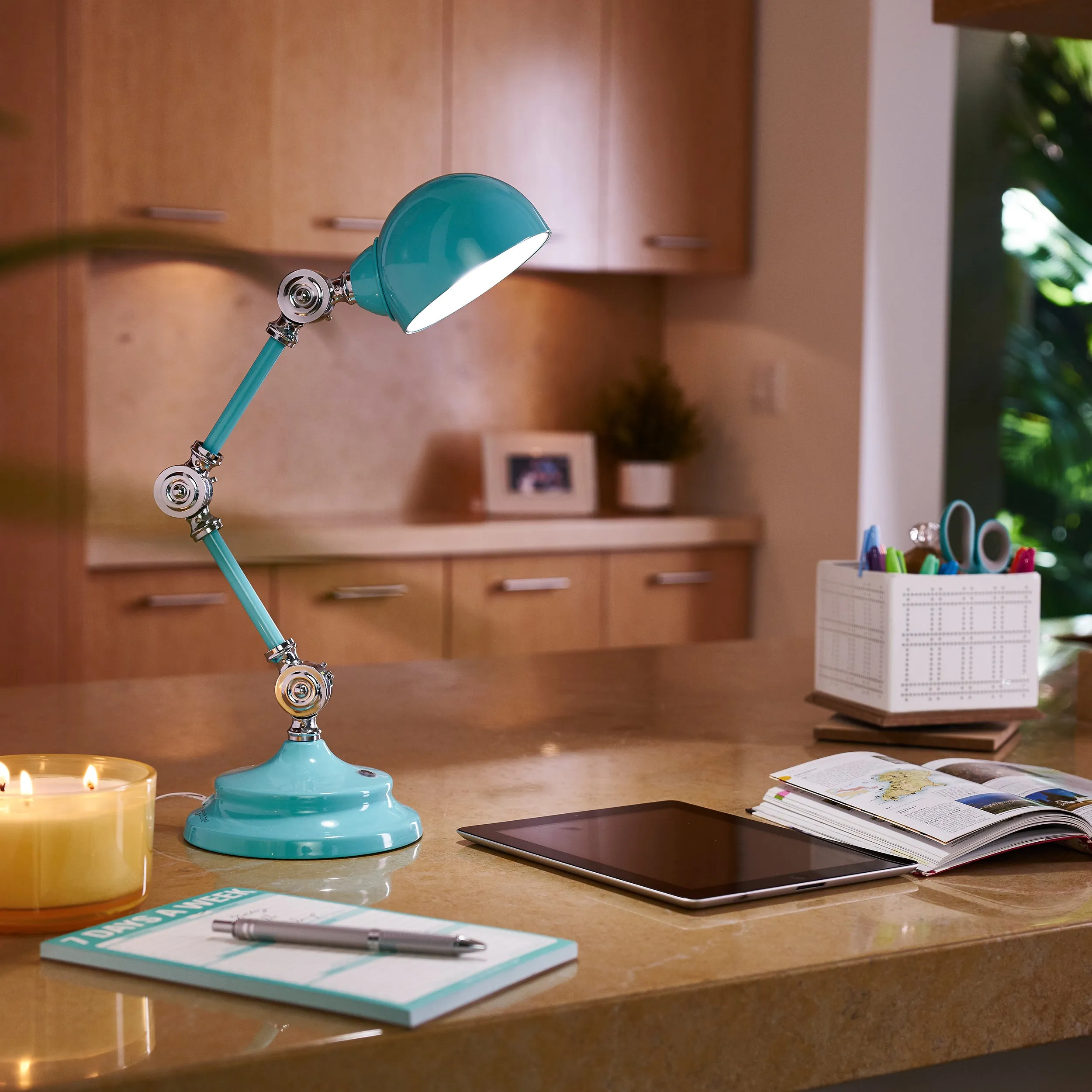 Revive LED Desk Lamp - Turquoise