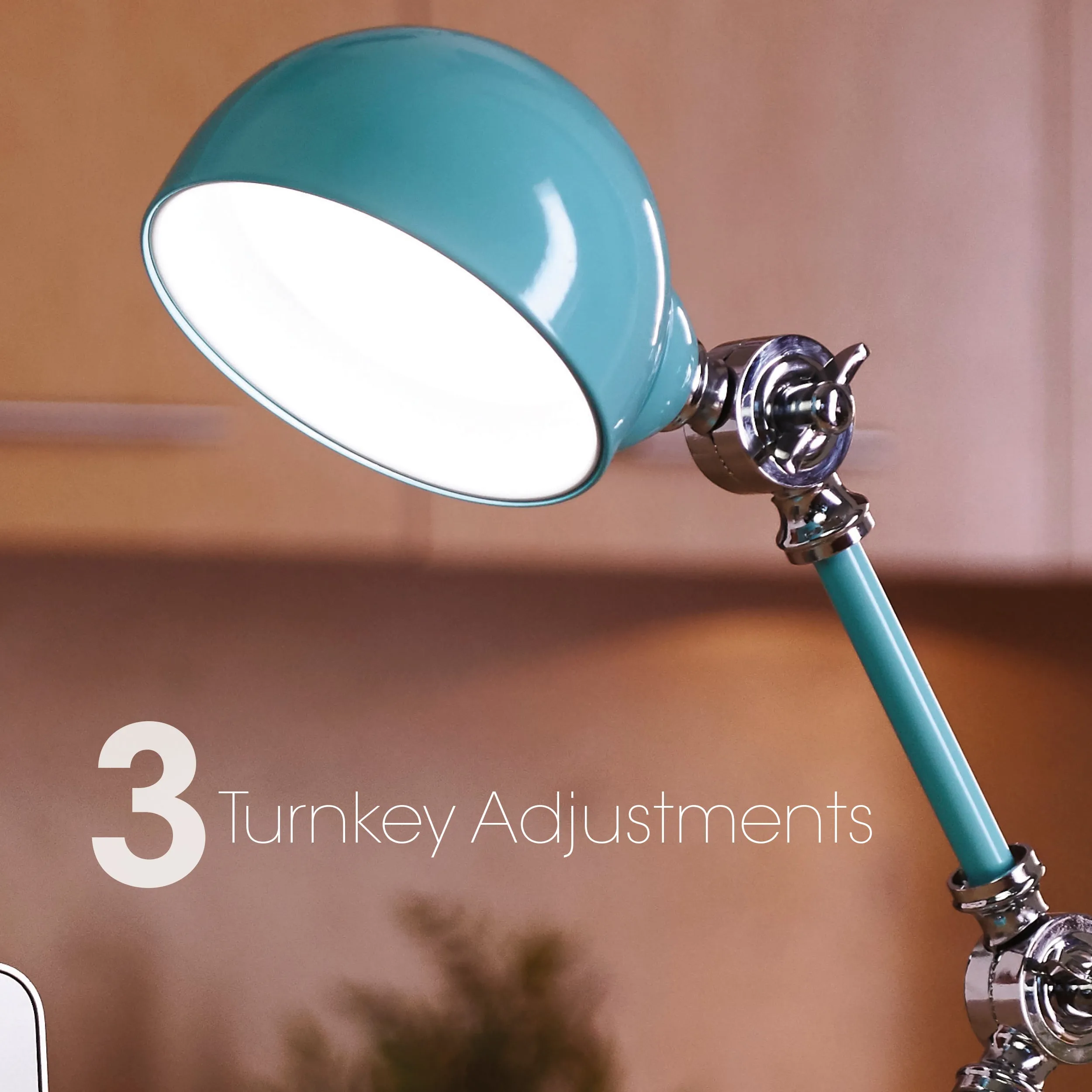 Revive LED Desk Lamp - Turquoise