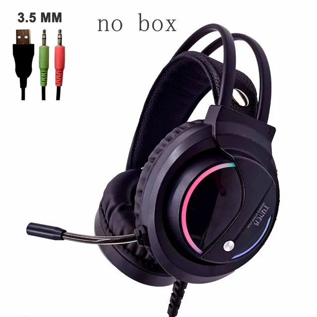 RGB Gaming Headset Surround Headphones Sound with Mic USB 7.1