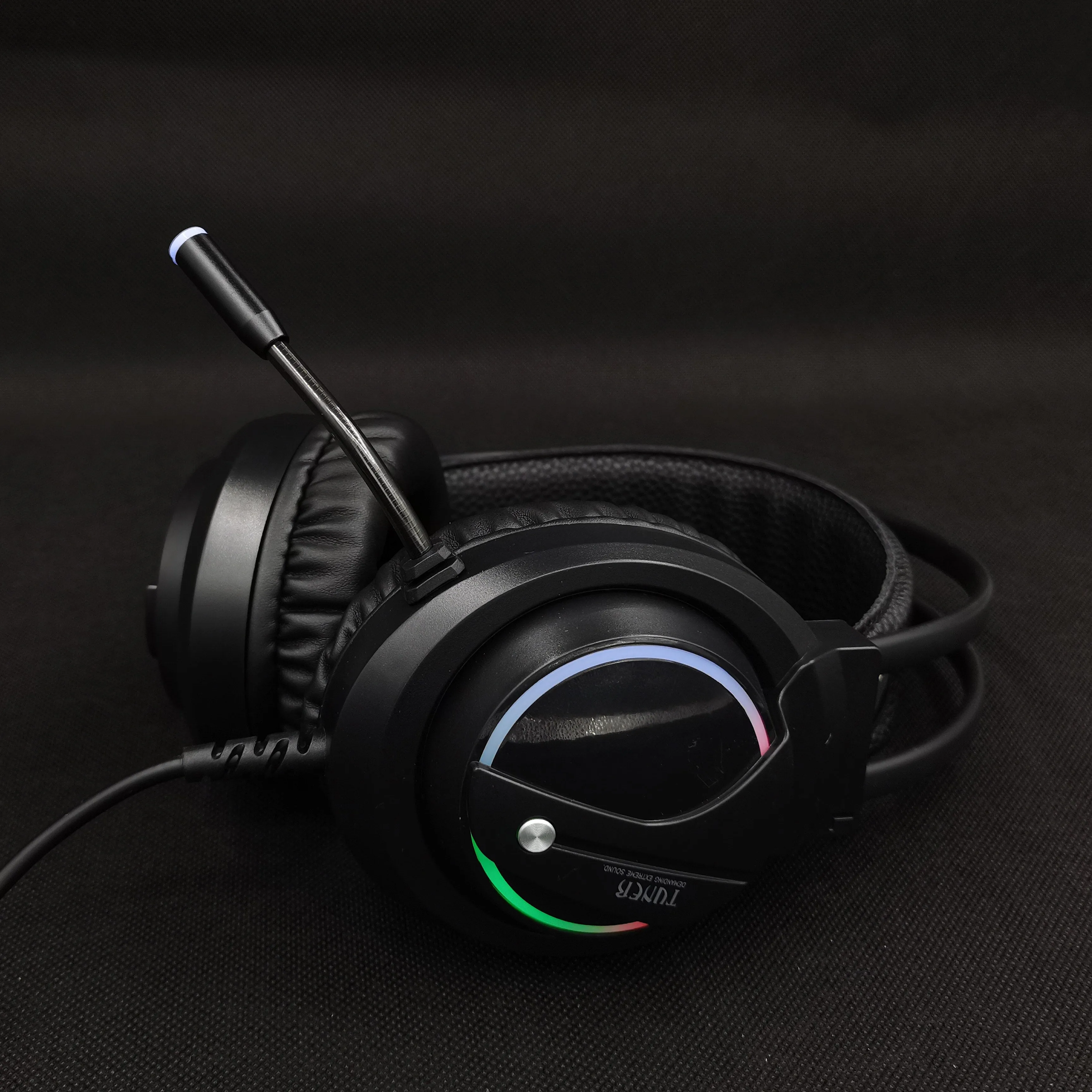 RGB Gaming Headset Surround Headphones Sound with Mic USB 7.1