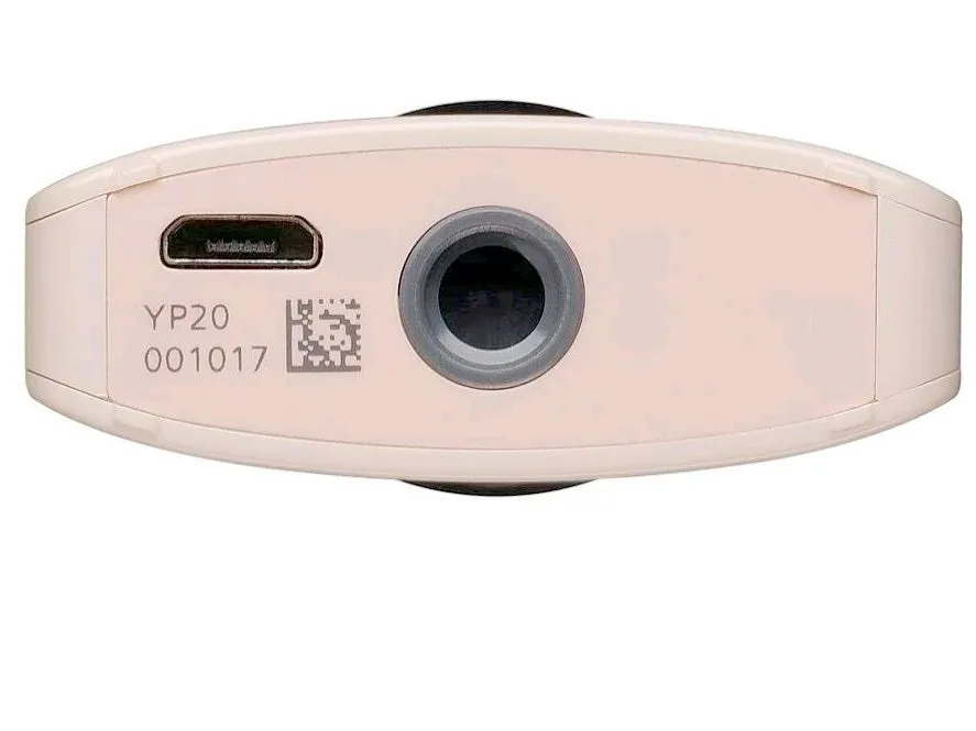 Ricoh Theta SC2 Beige 360° Camera 4K Video with Image Stabilization High-Speed Data Transfer Portrait Shooting with Face Detection Thin & Lightweight