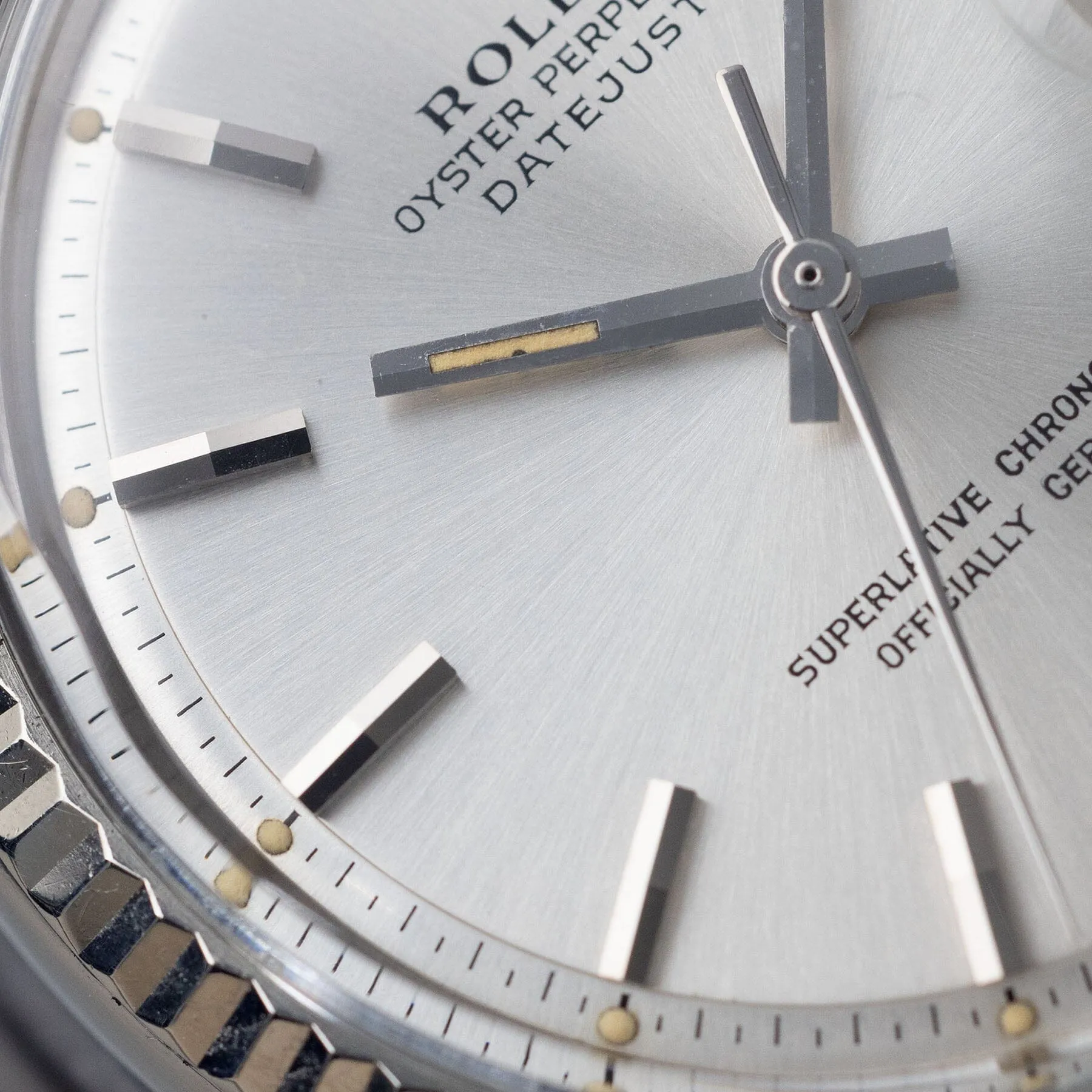 Rolex Datejust Silver Dial Ref 1601