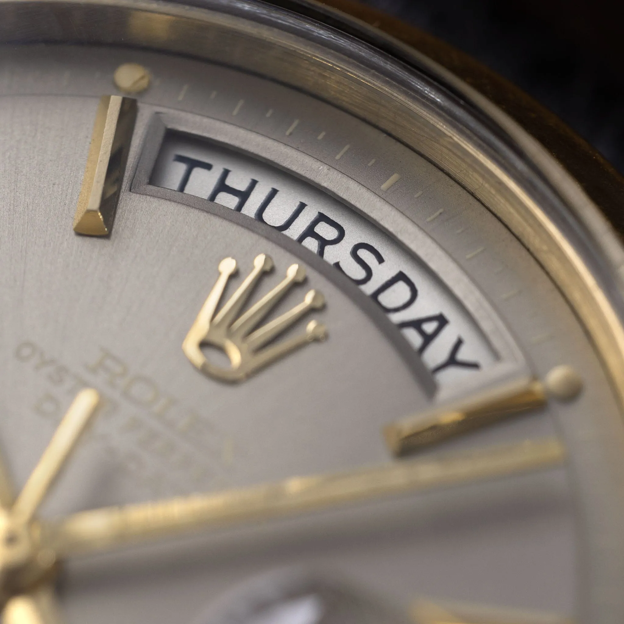 Rolex Day-Date 1802 Yellow Gold Grey Sigma Dial