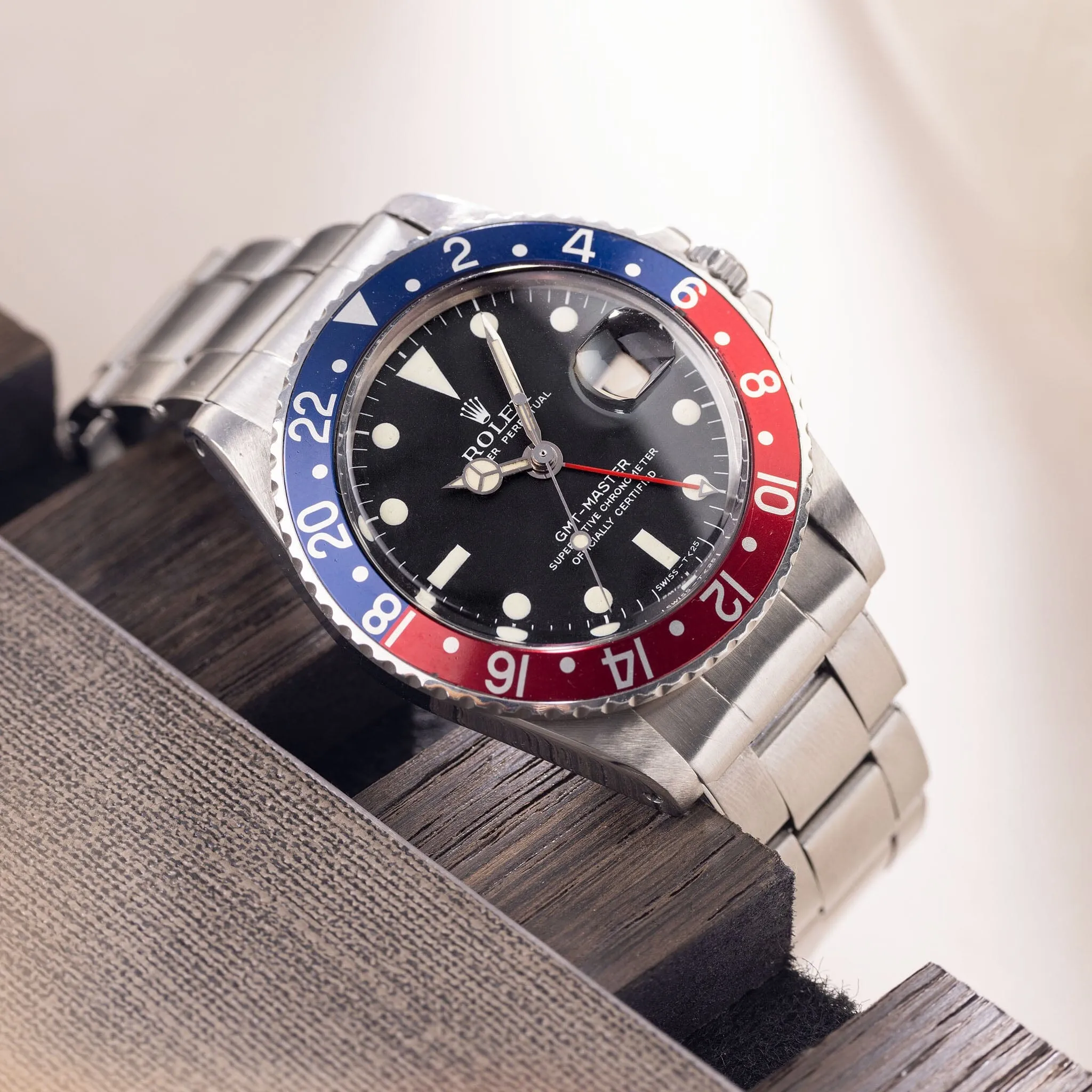 Rolex GMT-Master 1675 Mk0 Zinc-Sulfide Matte Dial