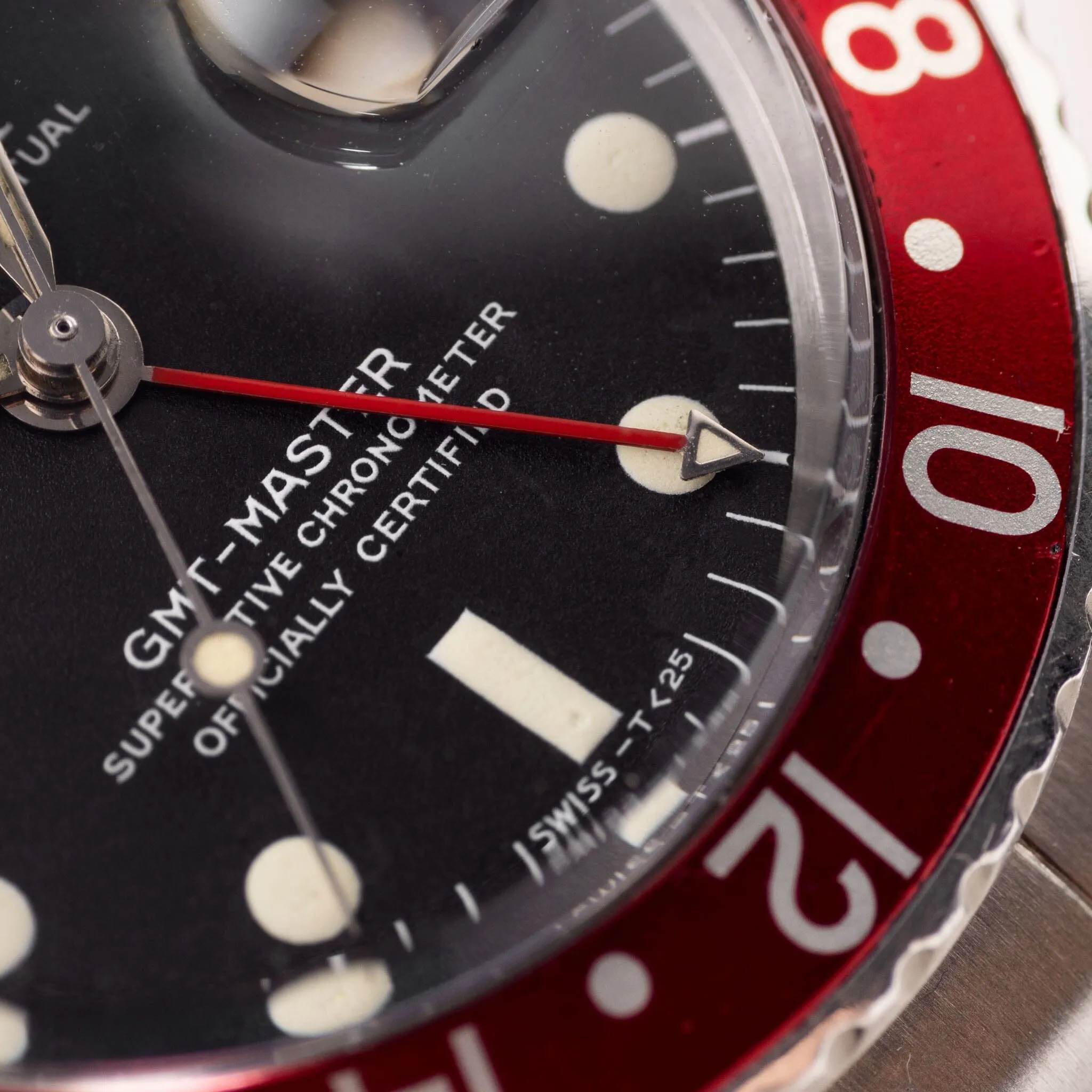 Rolex GMT-Master 1675 Mk0 Zinc-Sulfide Matte Dial