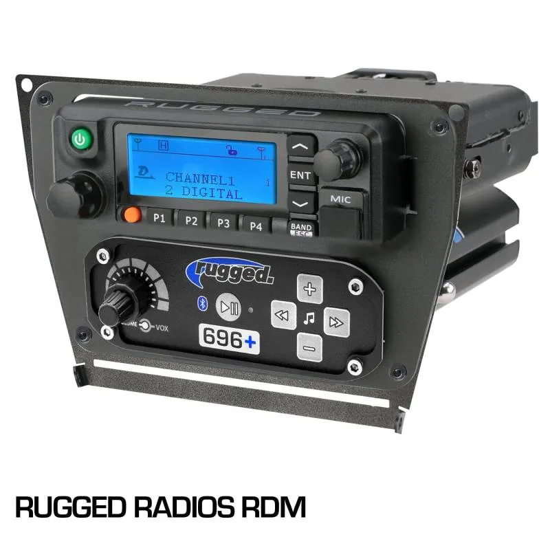 Rugged Radios Polaris RZR PRO XP, RZR Turbo R, and RZR PRO R Dash Mount Radio and Intercom - Kenwood TK7360