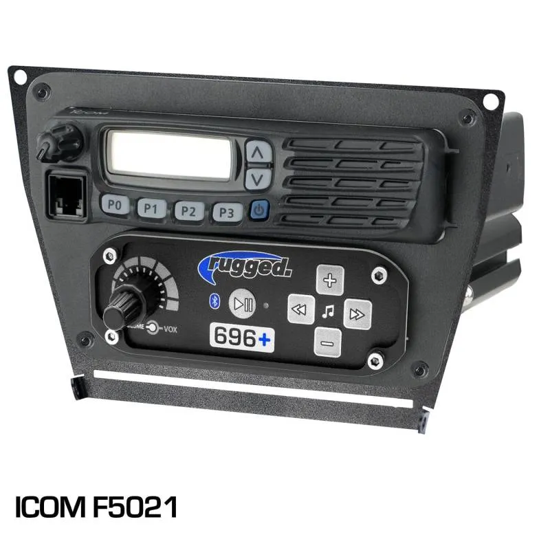 Rugged Radios Polaris RZR PRO XP, RZR Turbo R, and RZR PRO R Dash Mount Radio and Intercom - Kenwood TK7360