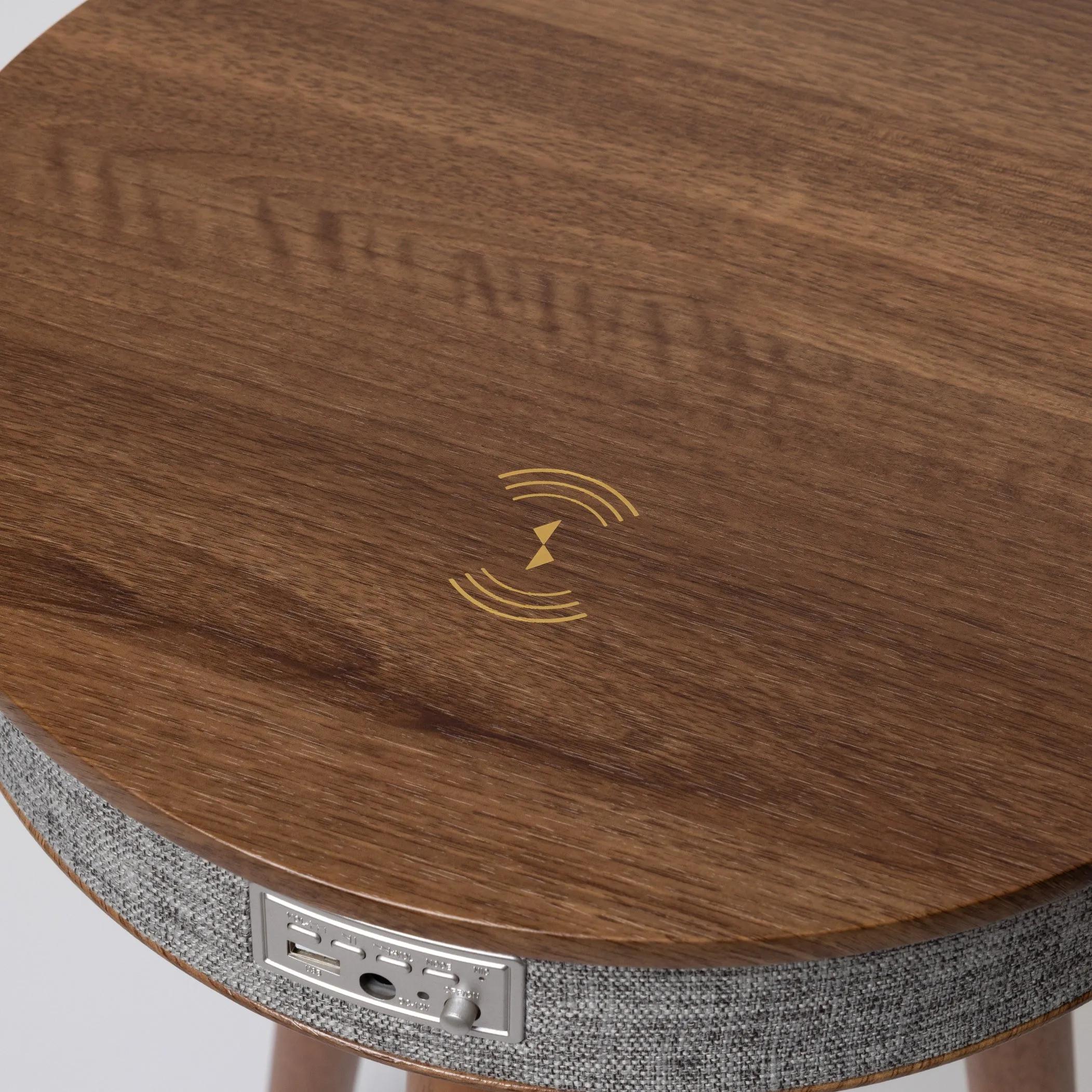 Rusée Smart Table with Speaker & Wireless Charger