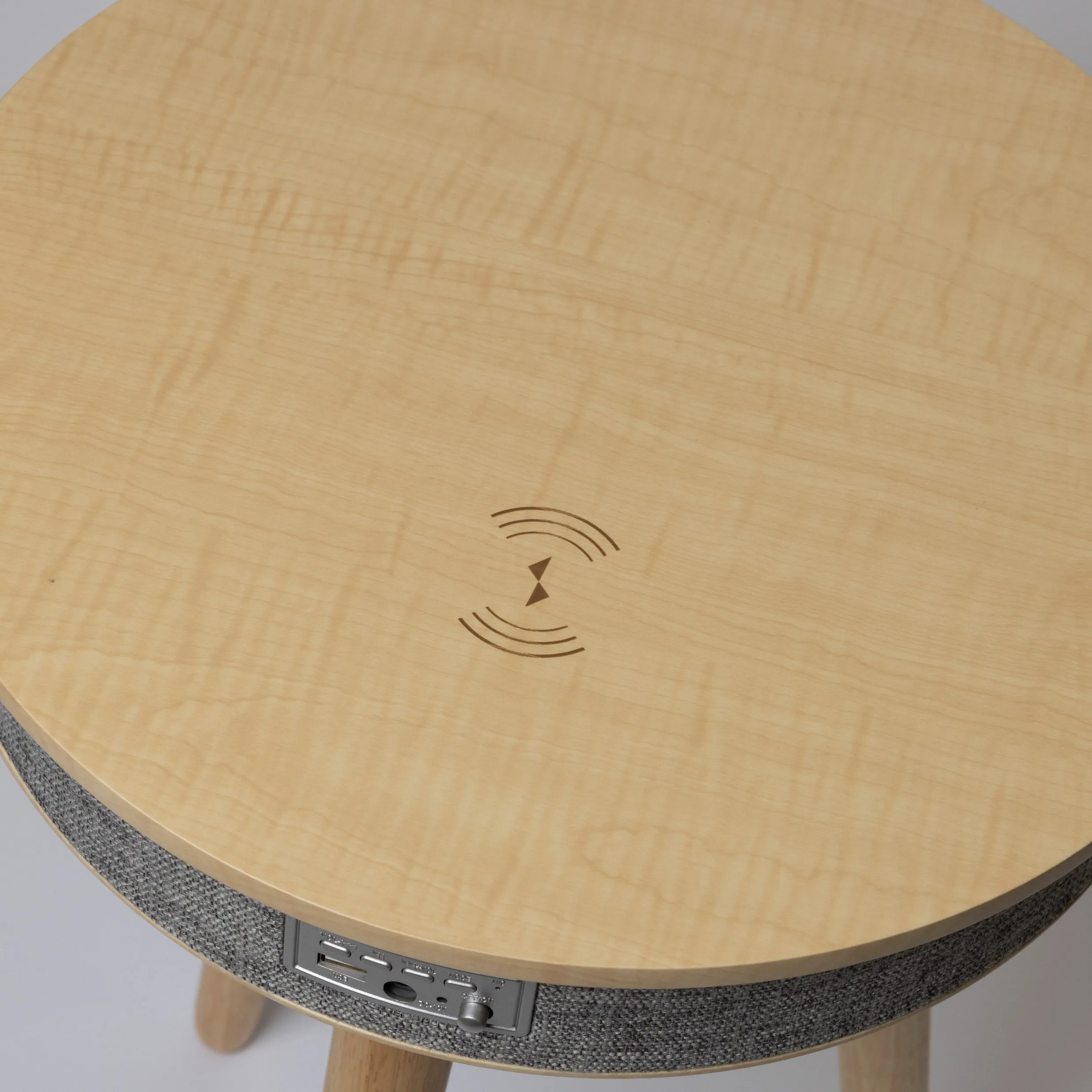 Rusée Smart Table with Speaker & Wireless Charger