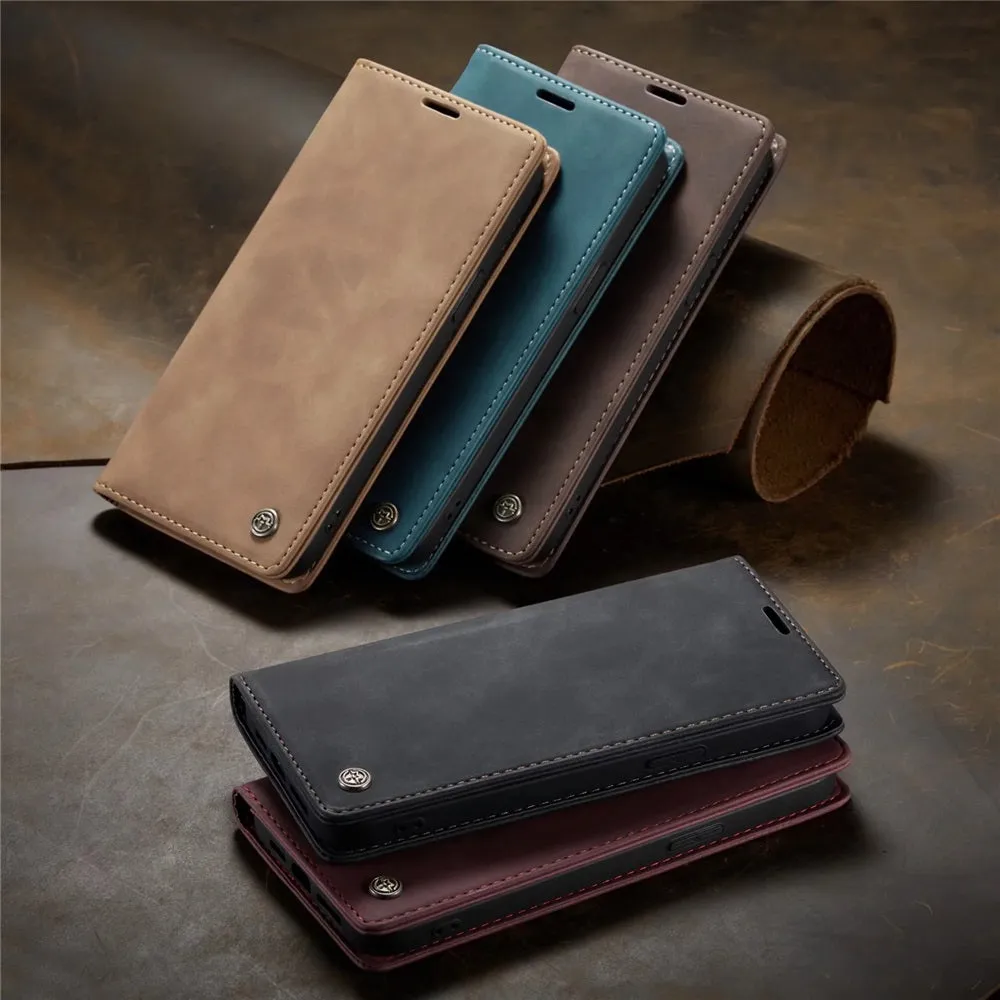 Samsung S23 compatible Leather Phone Case Flip Cover and Wallet