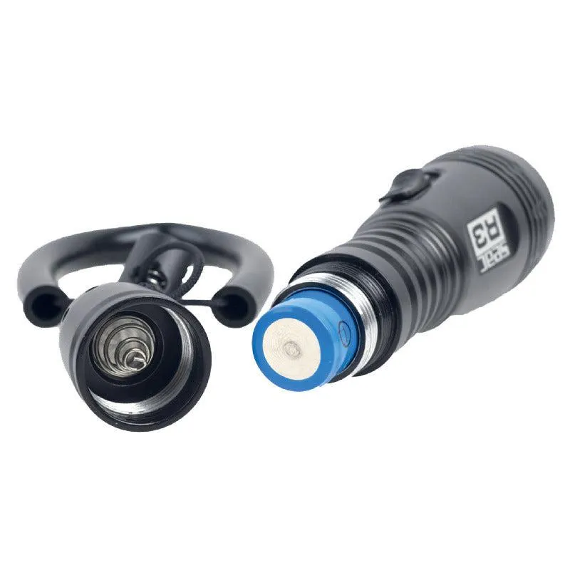 Seac R3 Scuba Dive Rechargeable Flashlight