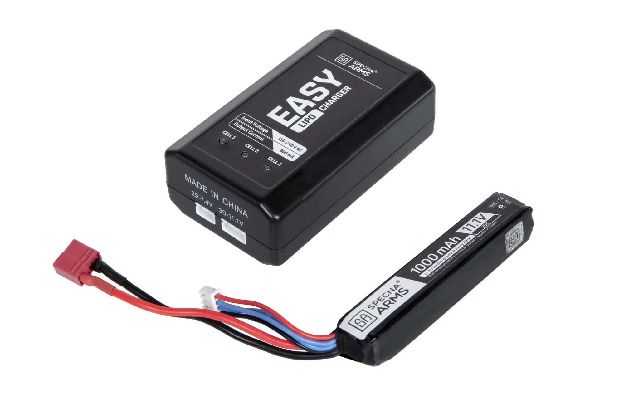 Set EASY charger and 11.1V 1000 mAh battery