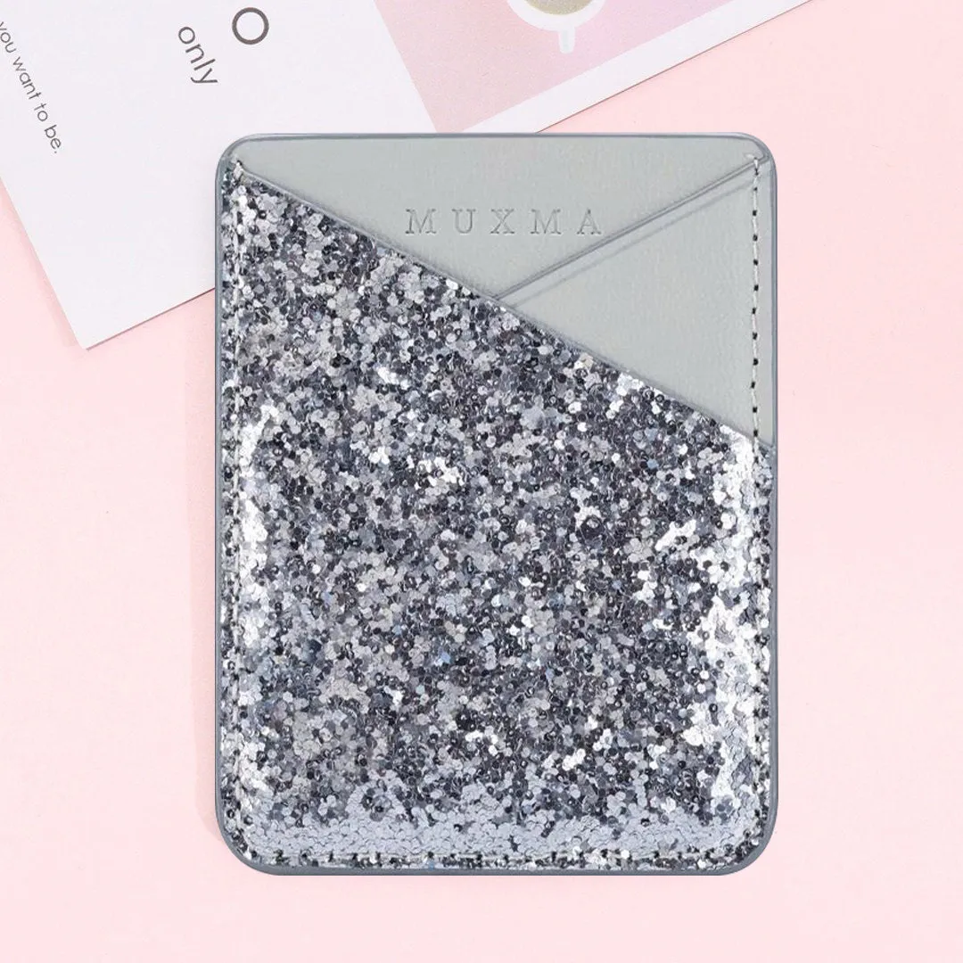 Silver Bling Card Holder