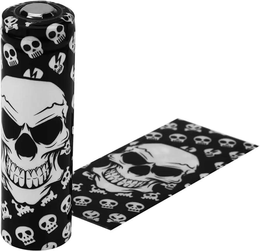 Skulls 21700 Vape Battery Wraps 4 Pack