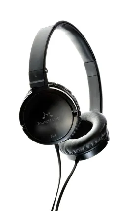 SoundMAGIC P21 On-Ear Headphones - Black/Grey