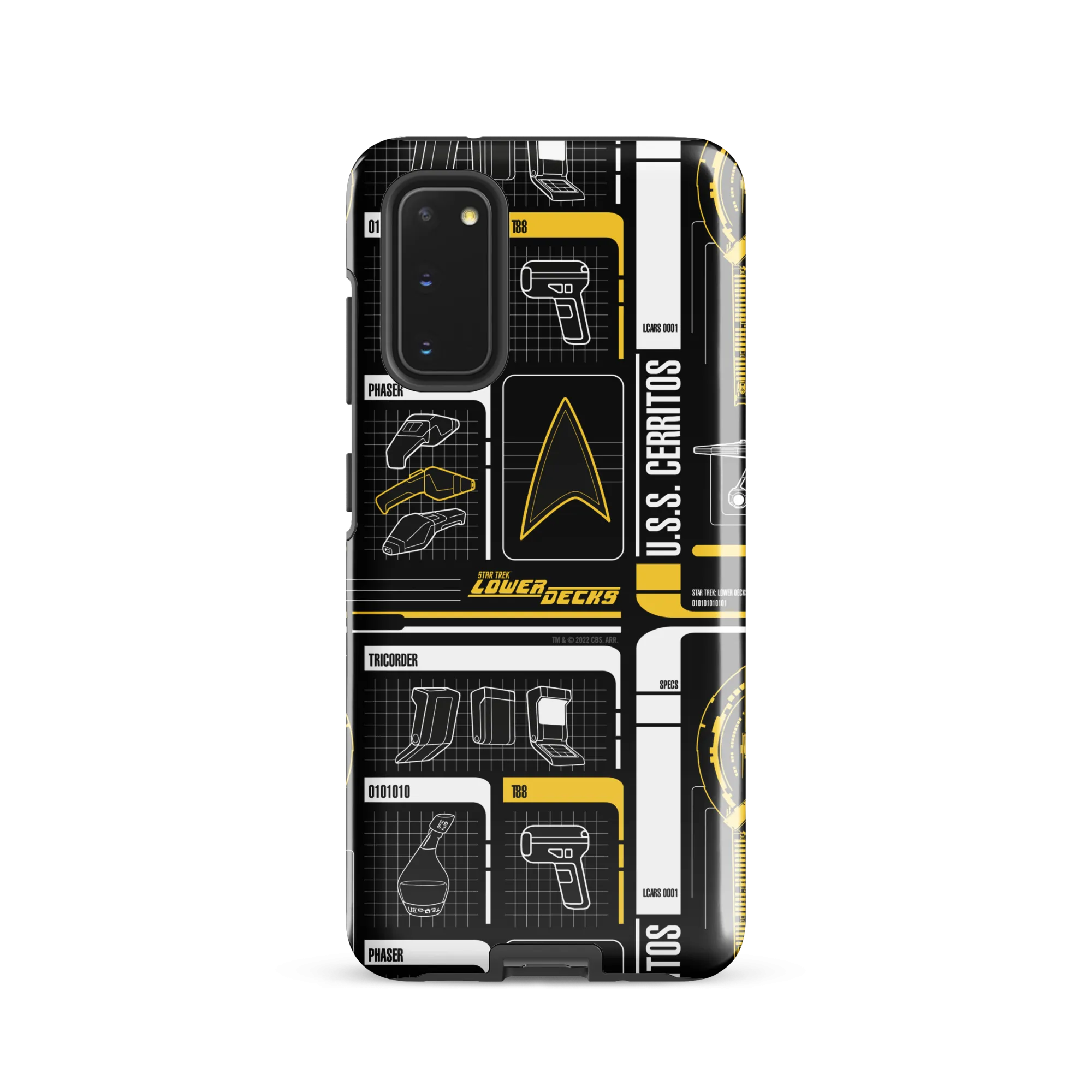 Star Trek: Lower Decks U.S.S Cerritos Pattern Tough Phone Case - Samsung