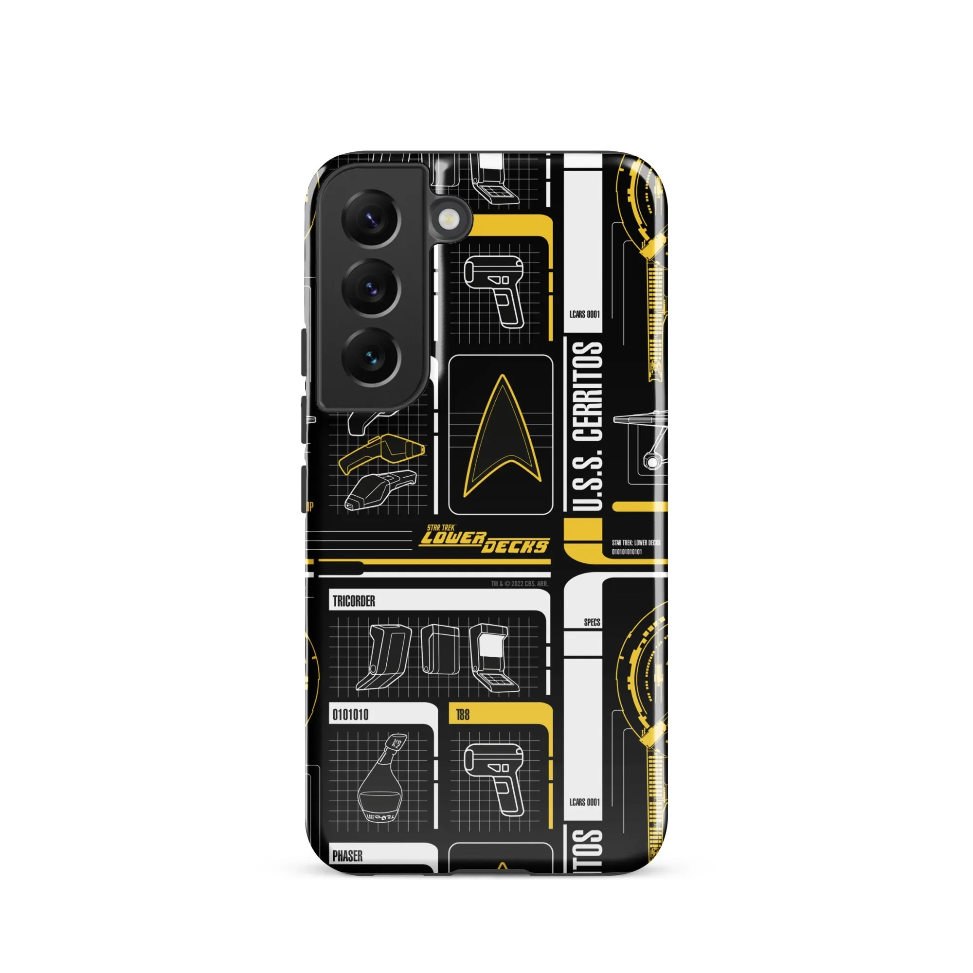 Star Trek: Lower Decks U.S.S Cerritos Pattern Tough Phone Case - Samsung