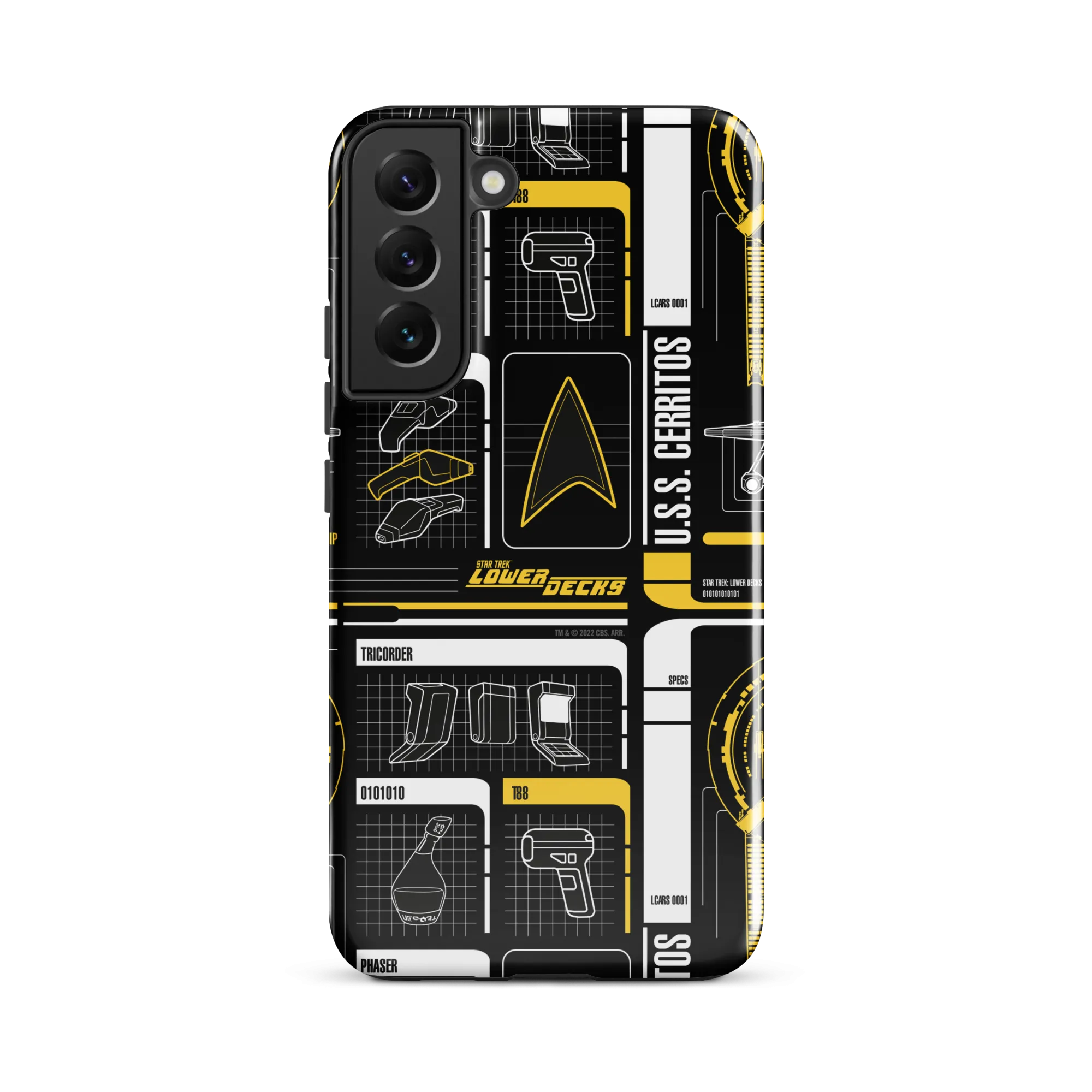 Star Trek: Lower Decks U.S.S Cerritos Pattern Tough Phone Case - Samsung