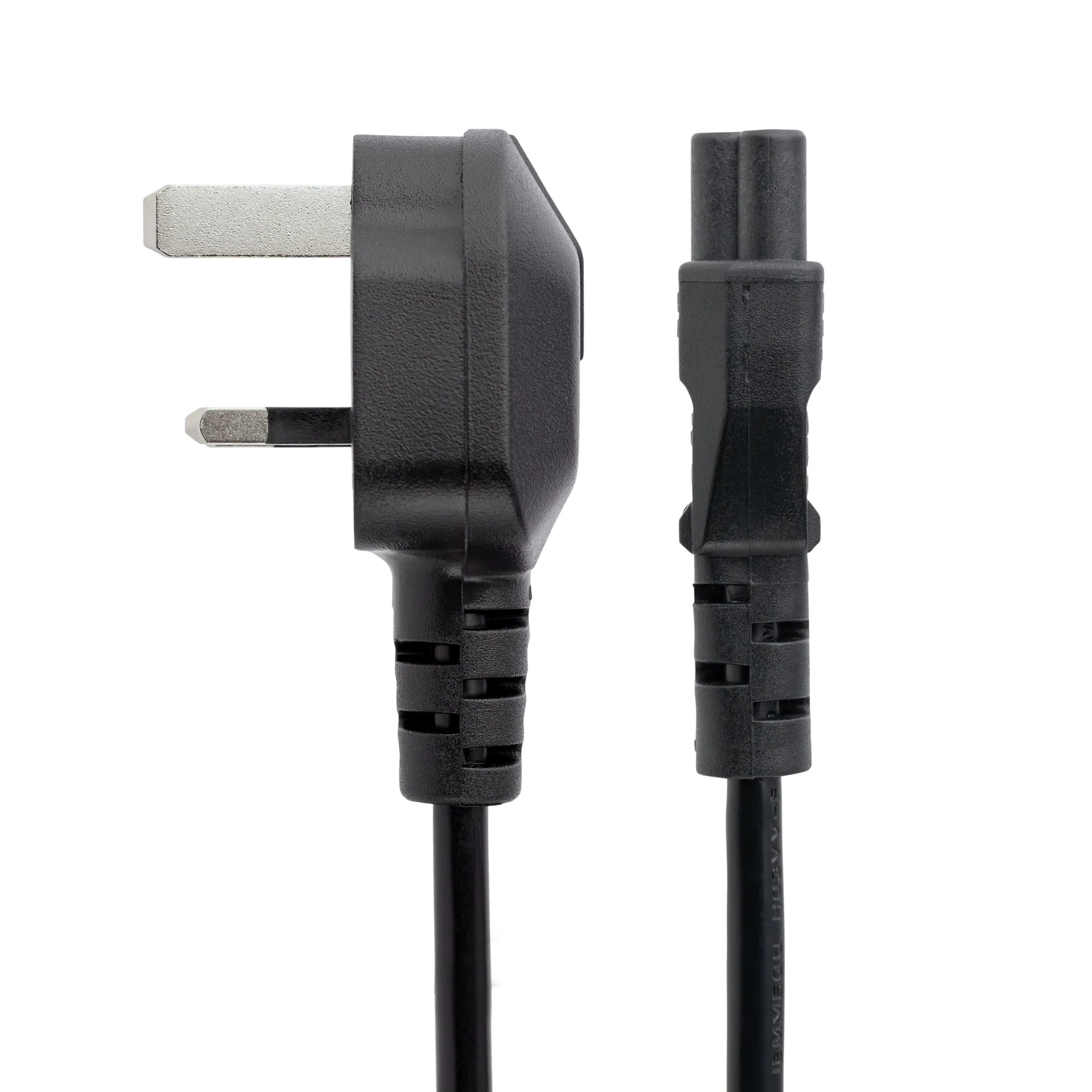 Startech.Com 3Ft (1M) Uk Laptop Power Cable, Bs 1363 To C5 Clover Leaf, 2.5A 250V, 18Awg, Notebook/Laptop Replacement Co