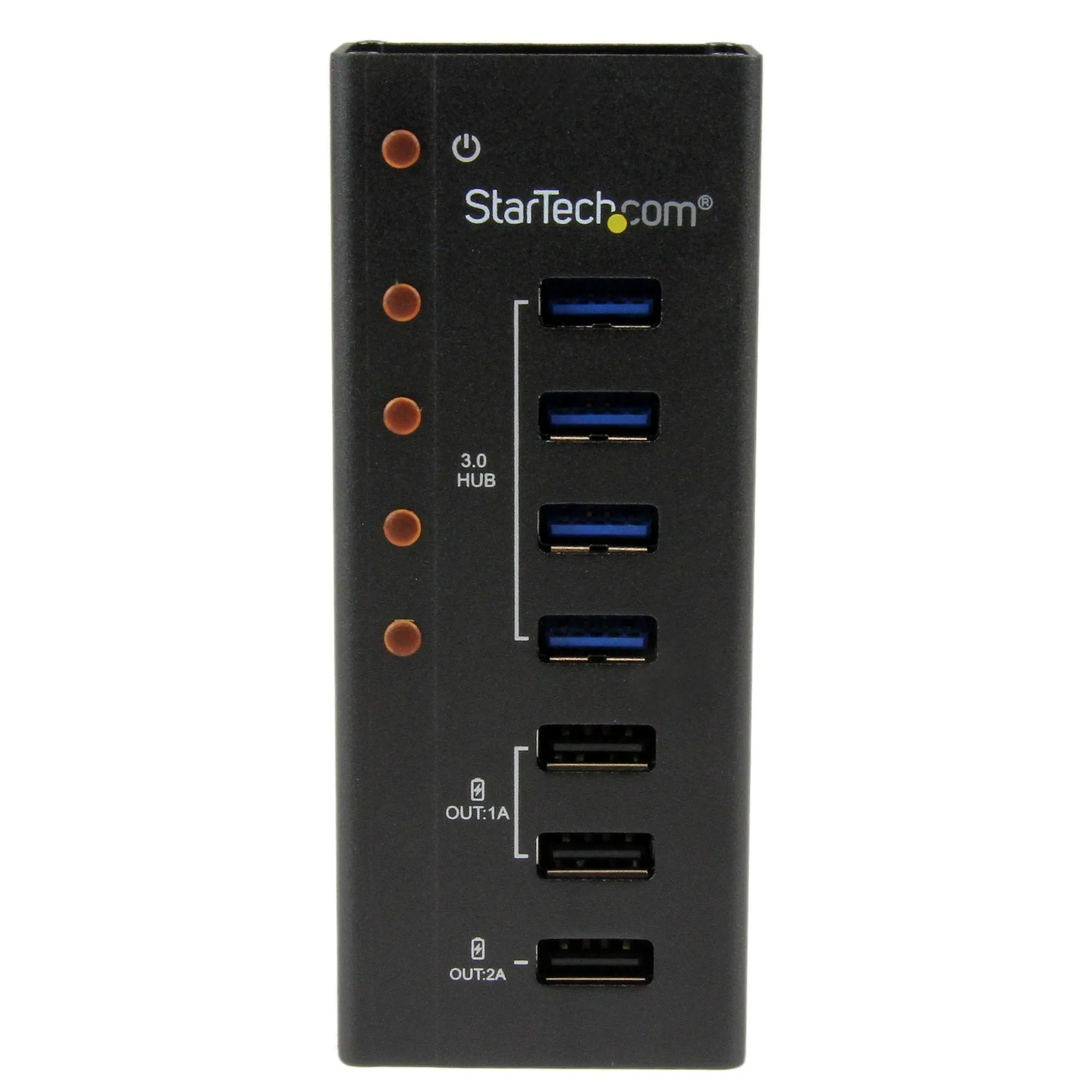 Startech.Com 7 Port Usb 3.0 Charging Hub - 4 X Usb-A, 3 X Usb-A Dedicated Charging Ports - Powered Mountable Usb Chargin