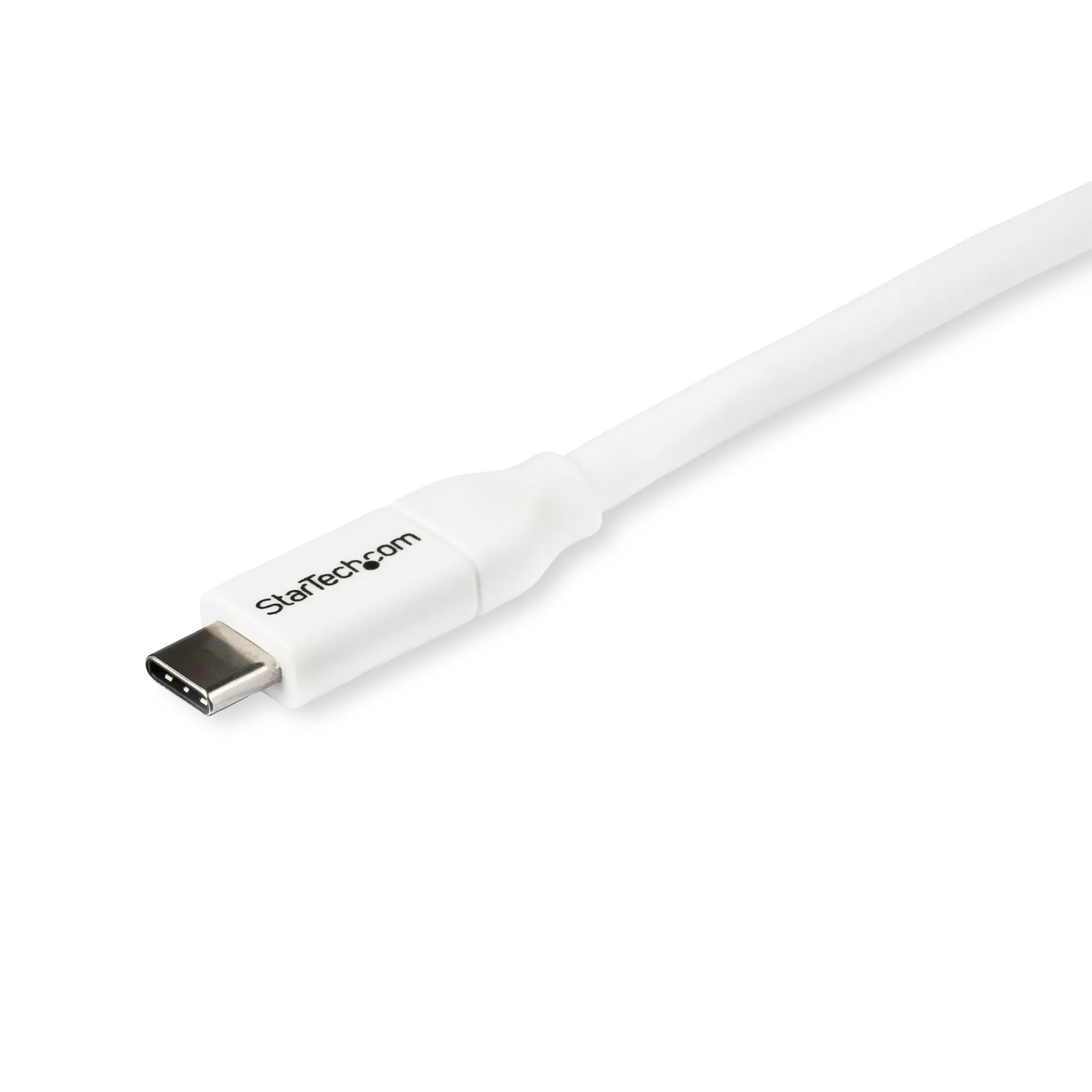 Startech.Com Usb C To Usb C Cable - 6 Ft / 2M - 5A Pd - M/M - White - Usb 2.0 - Usb-If Certified - Usb Type C Cable - Us