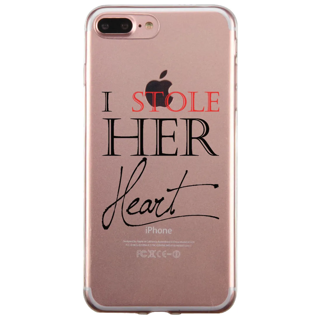 Stealing Last Name Couple Matching Phone Cases Charming Wedding