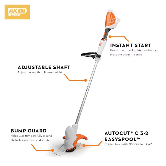 Stihl | FSA 57 Battery Trimmer | w/ AK 10 Battery & AL 101 charger (4522 011 5771 US)