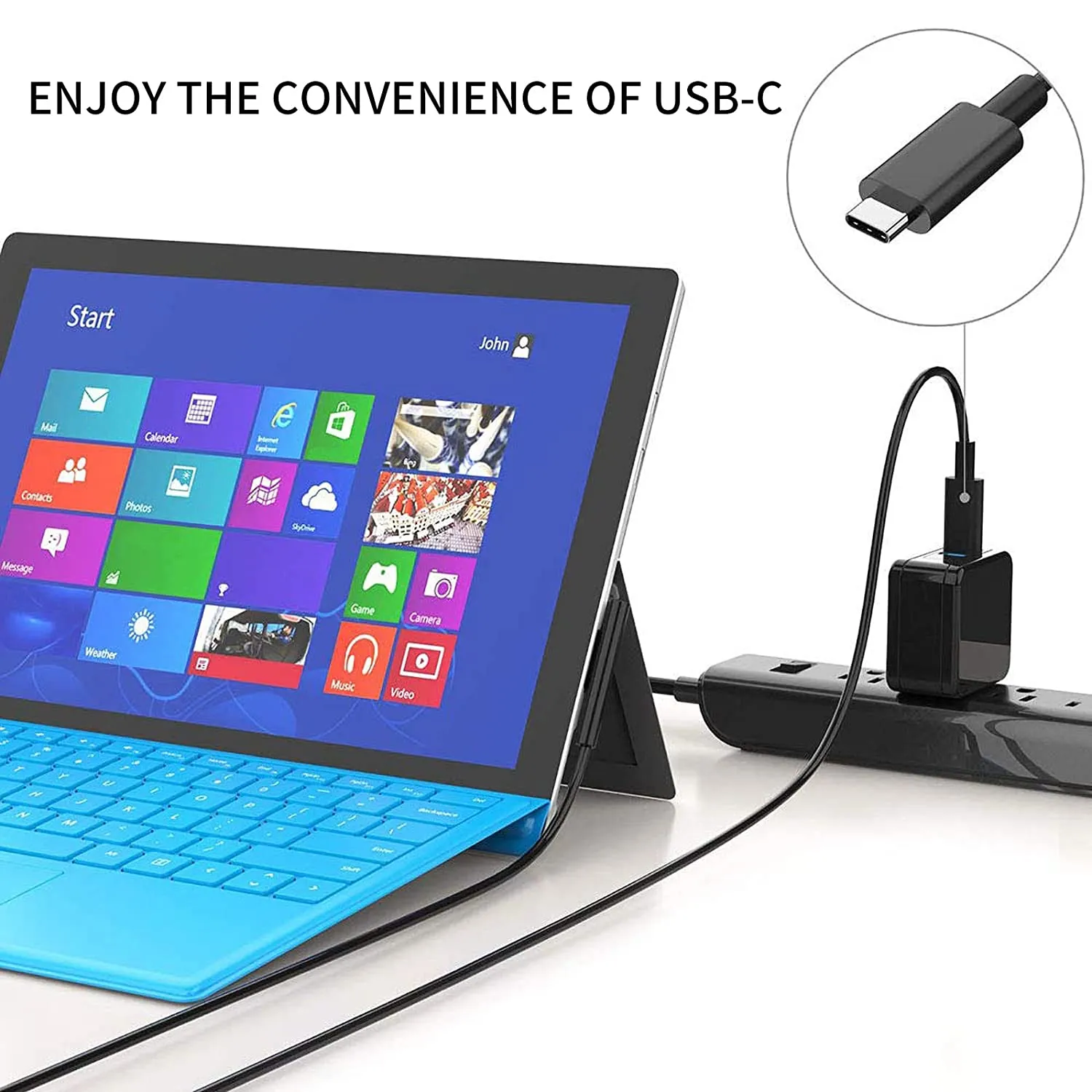 Surface Pro Cable USB C TYPE C