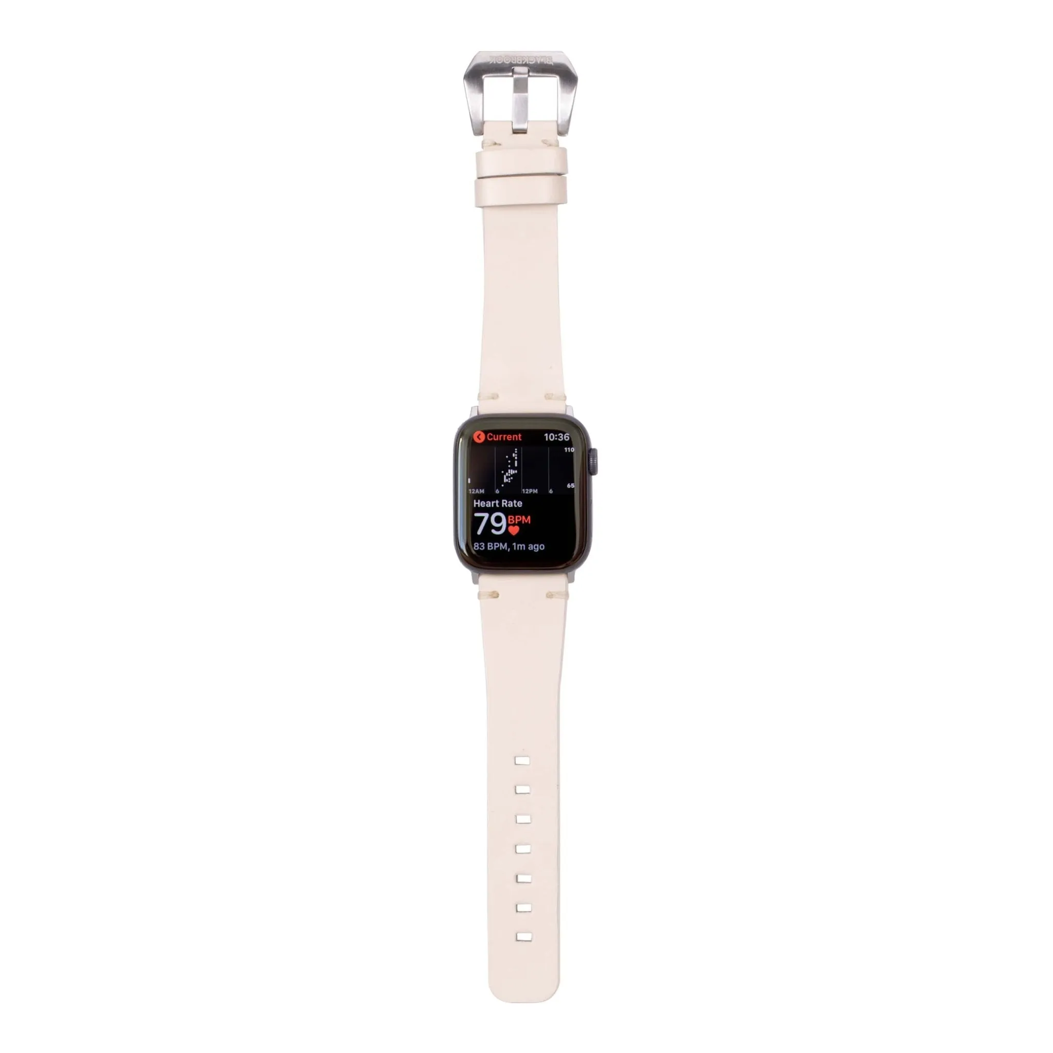 Sutton Modern Band for Apple Watch Ultra 49mm, Beige, Silver Hardware