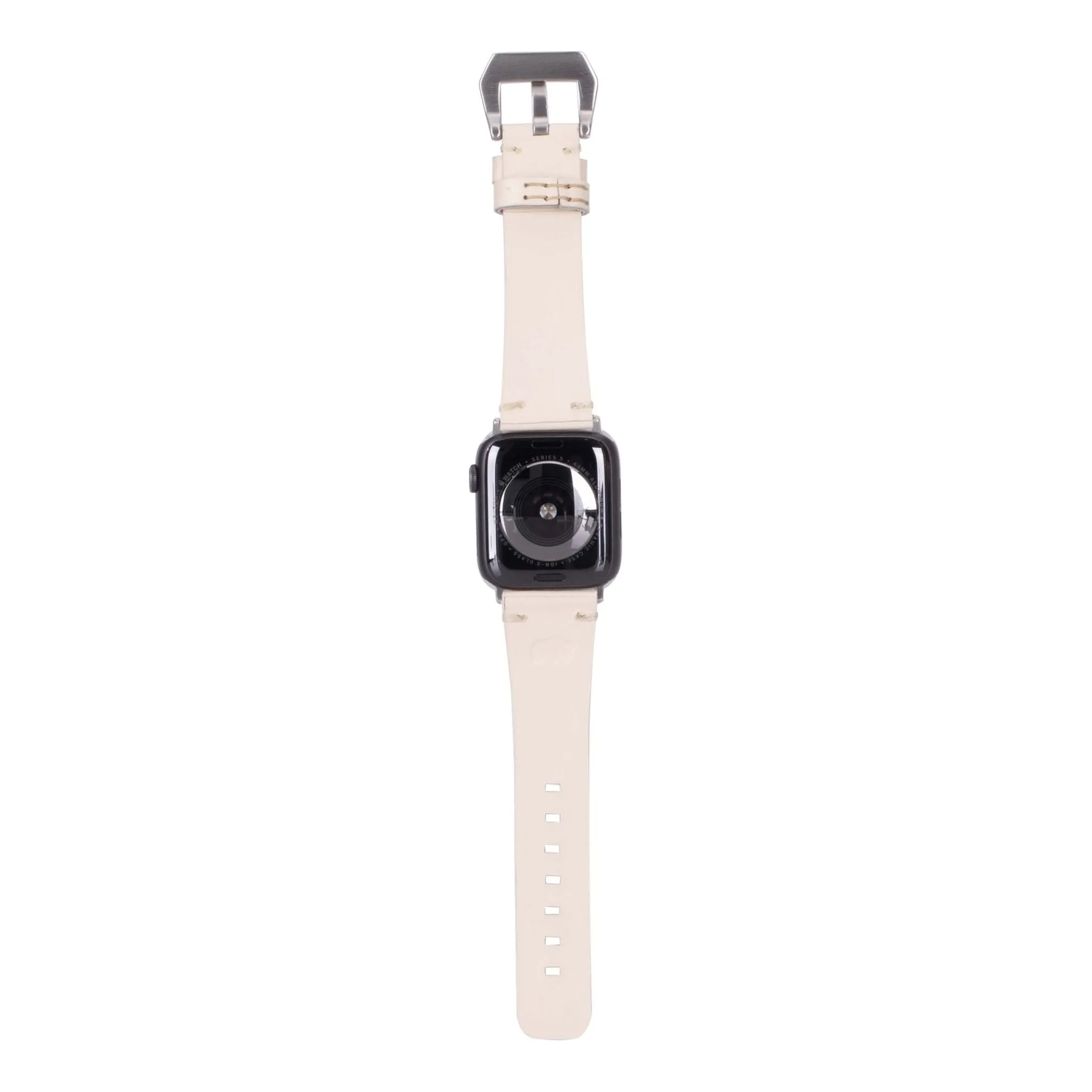 Sutton Modern Band for Apple Watch Ultra 49mm, Beige, Silver Hardware