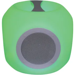 SYLVANIA SP688 Water-Resistant Color-Changing Bluetooth Outdoor Speaker