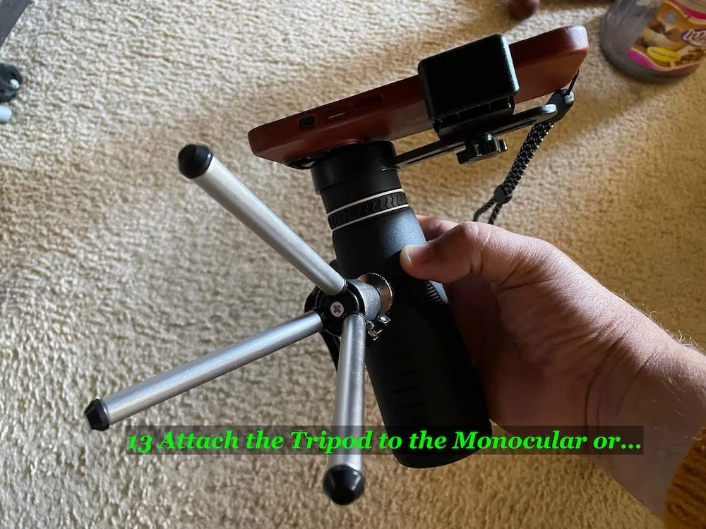 Telephoto Lens with Tripod for Smartphone