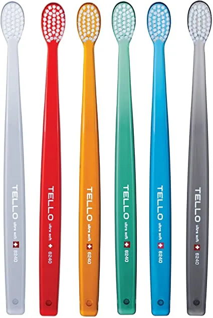 TELLO toothbrush 6240 Ultra Soft (Color May Vary)