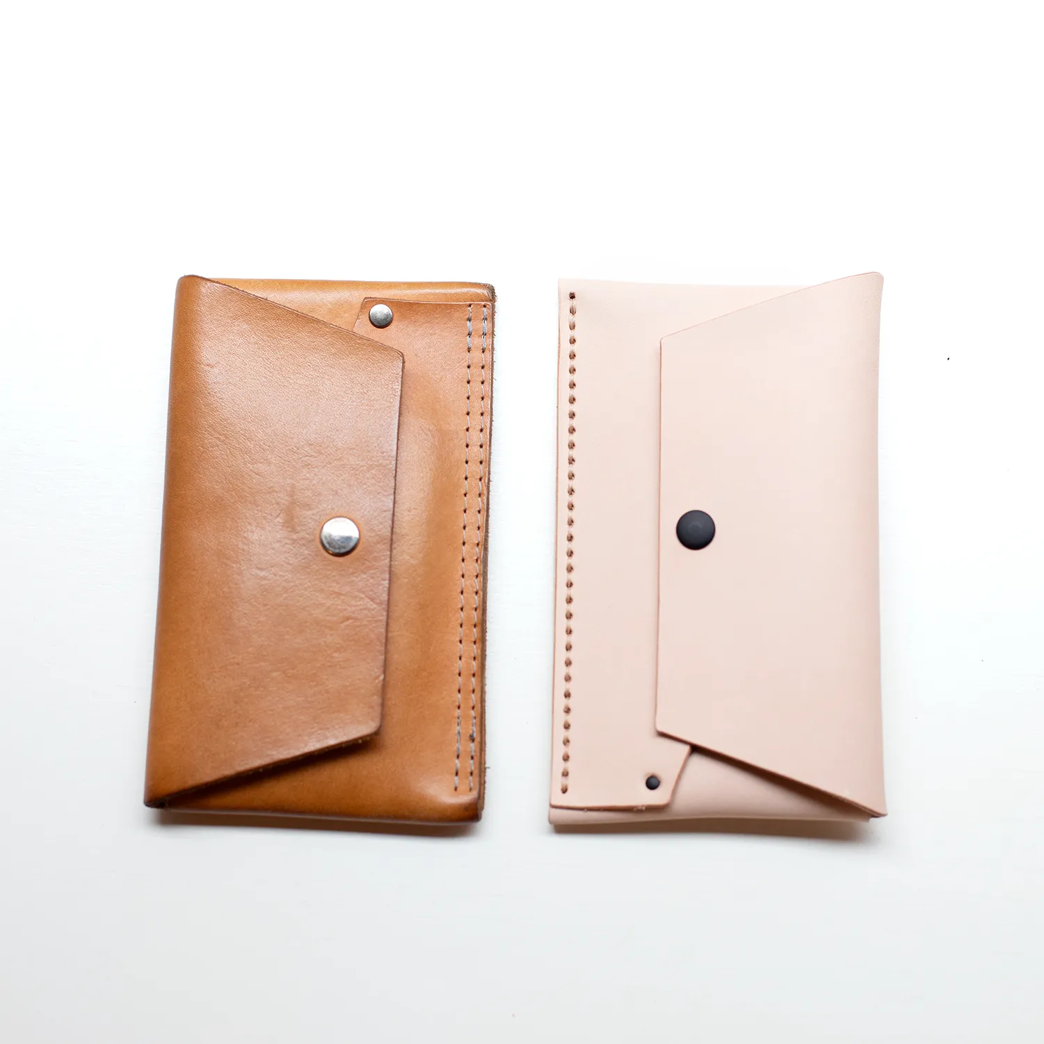 The Phone Wallet - Veg Tan leather