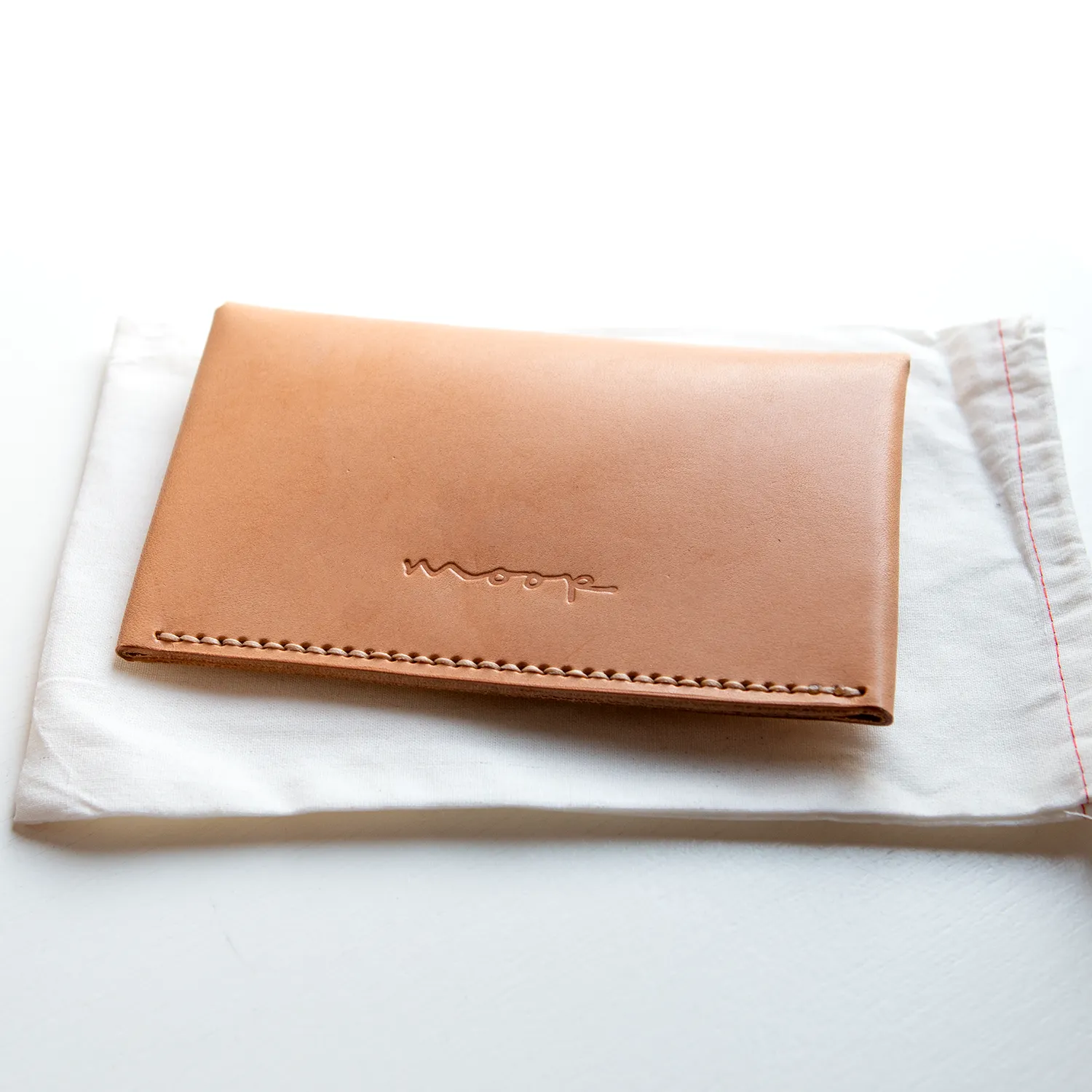 The Phone Wallet - Veg Tan leather