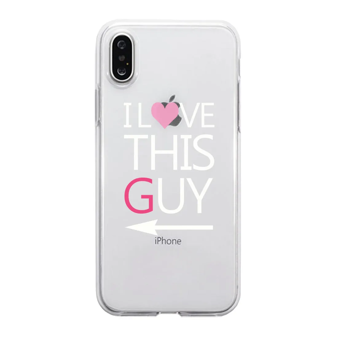 This Girl Guy Couple Matching Phone Cases Witty Cheerful Loving