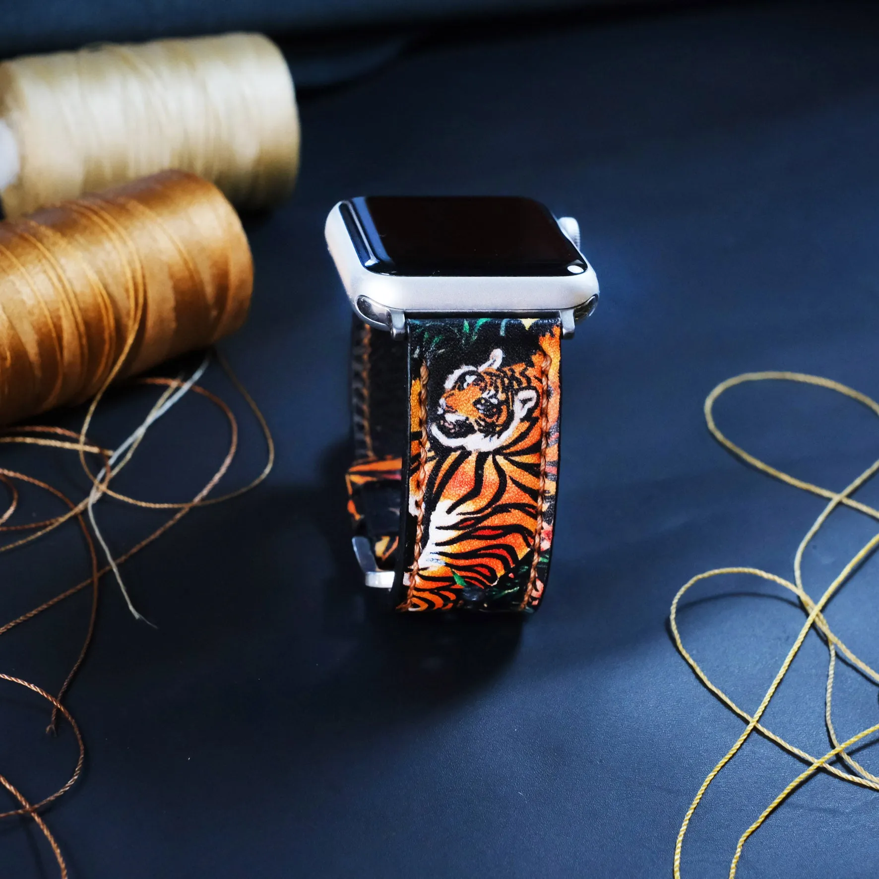 Tiger Apple Watch Strap Series 6 Series 7 Series 5 All series