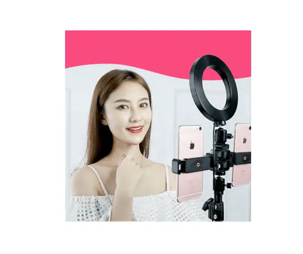 Tiktok | 10" Selfie Ring Lignt With Tripod & 3 Cell Phone Holders