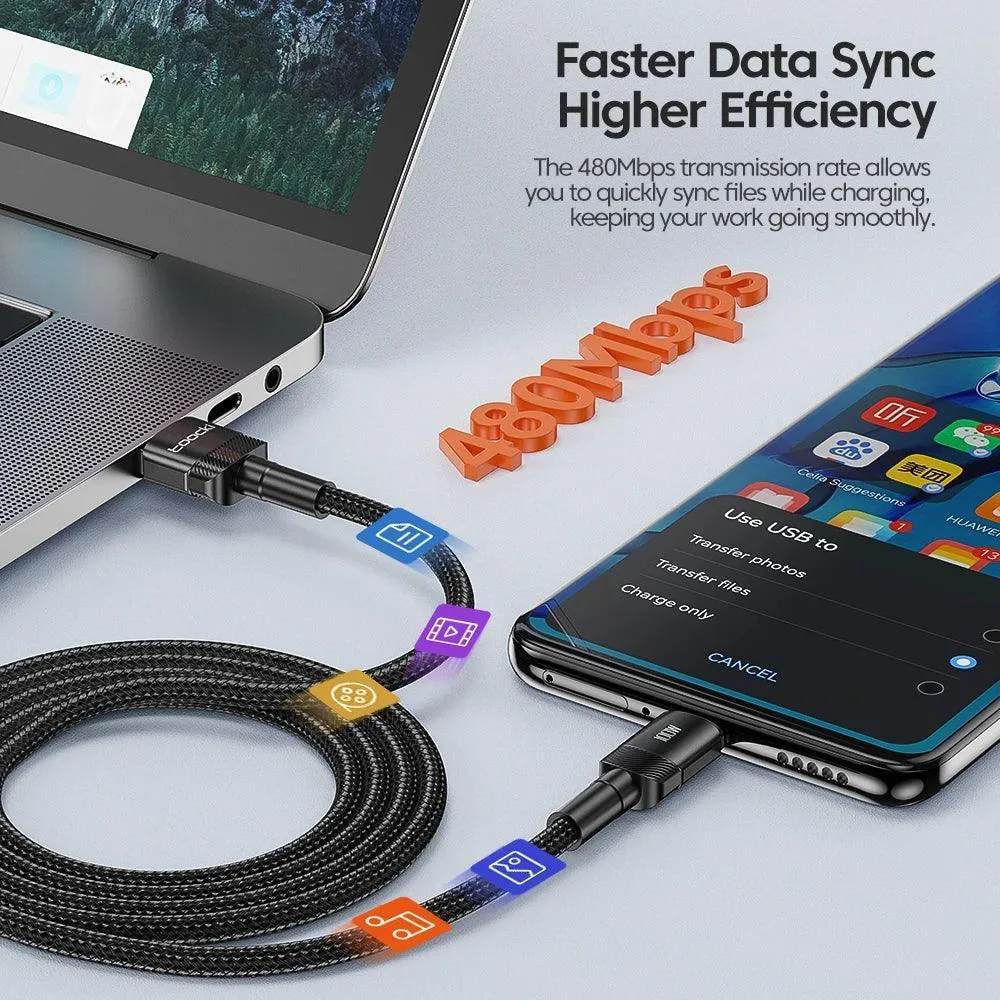 Toocki Fast Charging Cable: Enhanced Data Transfer Efficiency