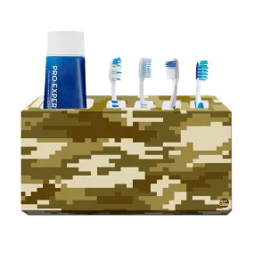 Toothbrush Holder Wall Mounted -Gray Camo