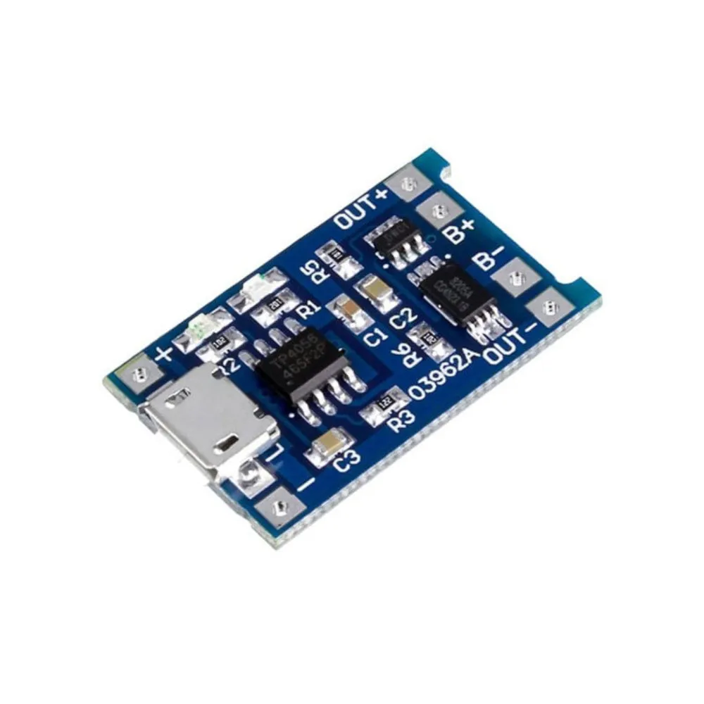 TP4056 1A Li-Ion Battery Charging Board Micro USB with Current Protection