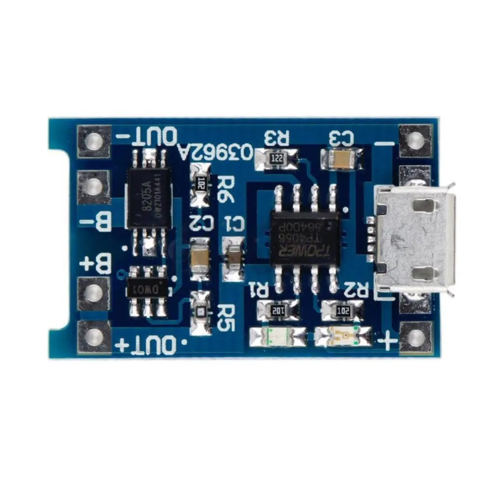 TP4056 1A Li-Ion Battery Charging Board Micro USB with Current Protection