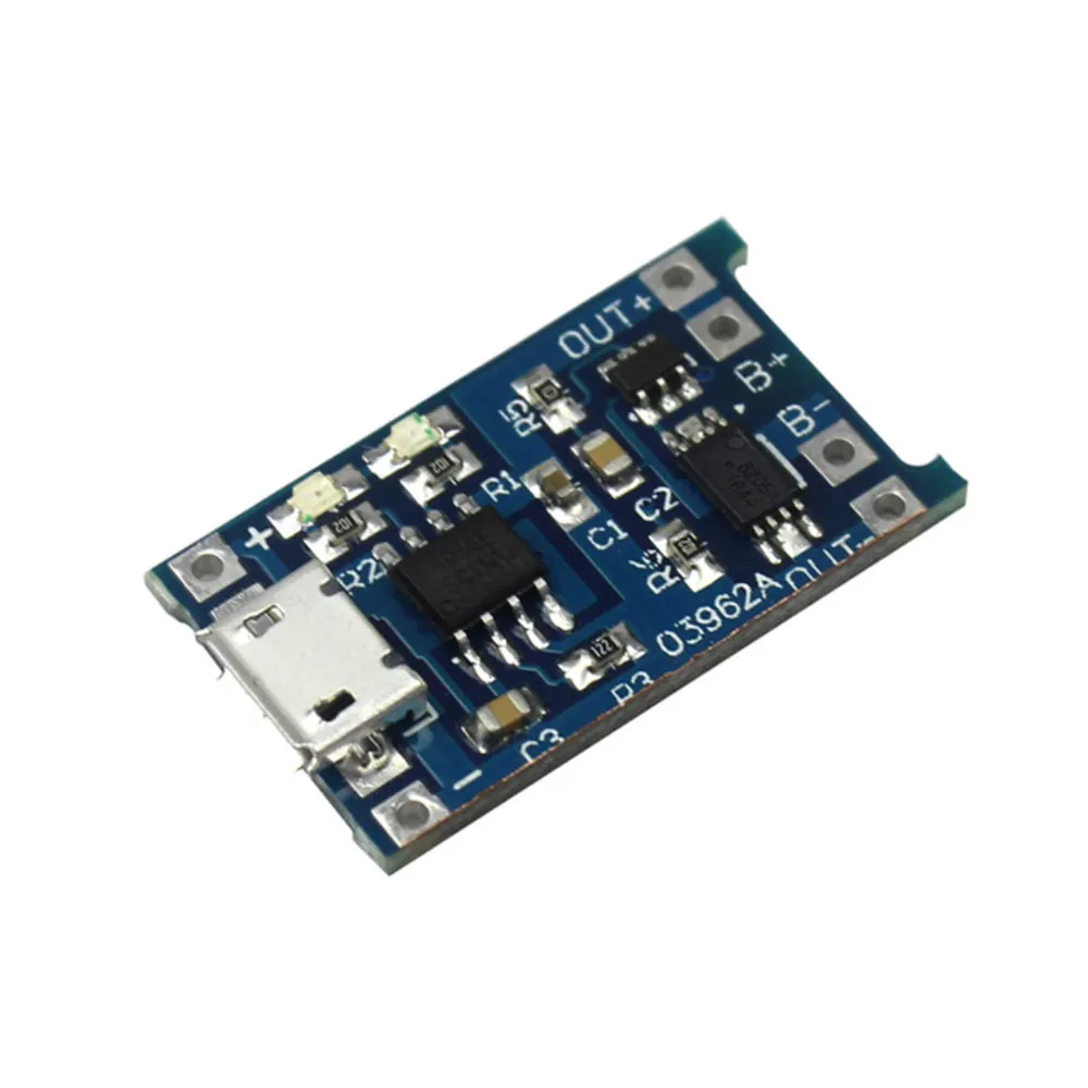 TP4056 1A Li-Ion Battery Charging Board Micro USB with Current Protection