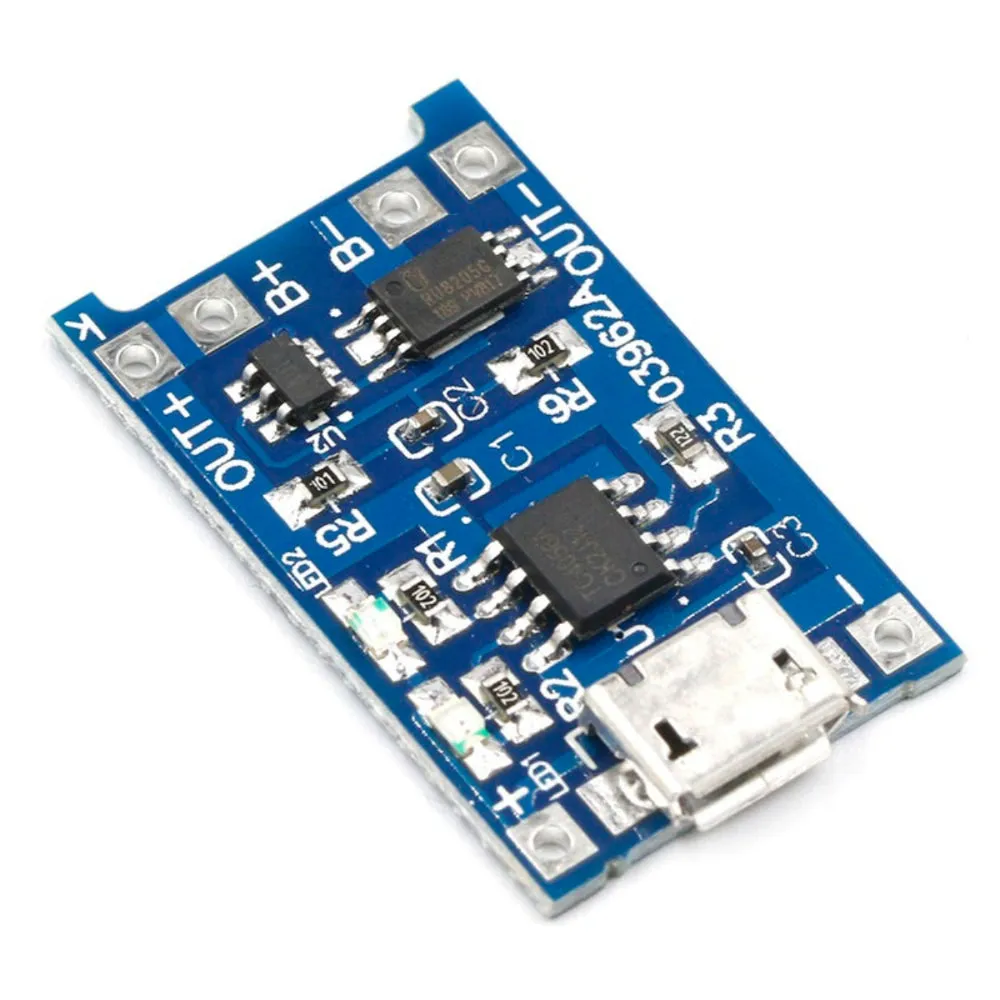 TP4056 1A Li-Ion Battery Charging Board Micro USB with Current Protection