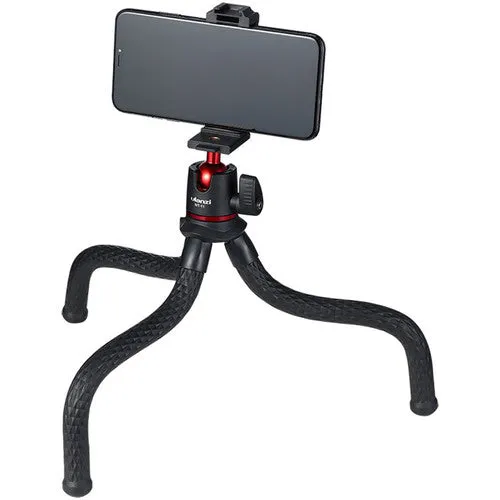 Ulanzi MT-11 Travel Flexible Octopus Mobile Phone DSLR Tripod 2 in 1 Foldable Clip Magic Arm Quick Release Plate