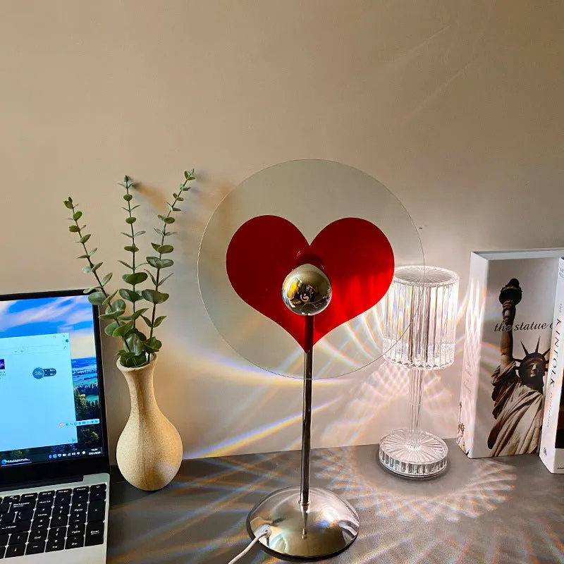 Valentine's Day Heart Projection LED Lamp Heart-Shaped Art Decoration Gift