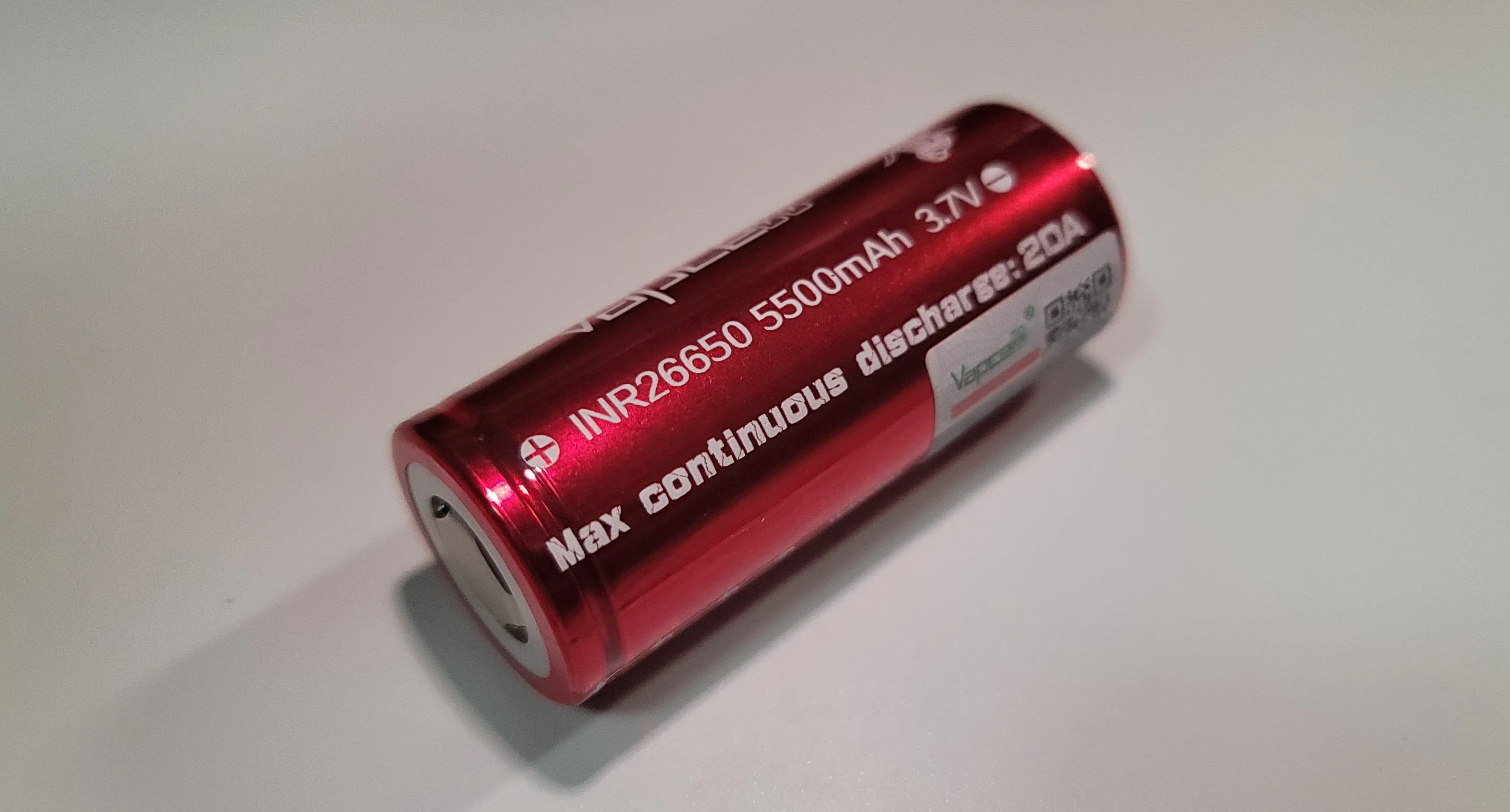 Vapcell INR26650 26650 5500mAh 20A Rechargeable Lithium-ion Battery