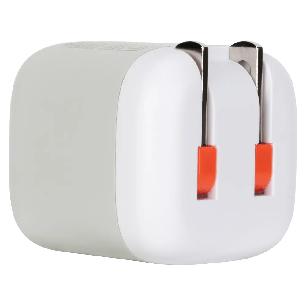 Ventev 20W PD USB C Mini Wall Charger and USB C to Apple Lightning Cable 3.3ft White by Ventev