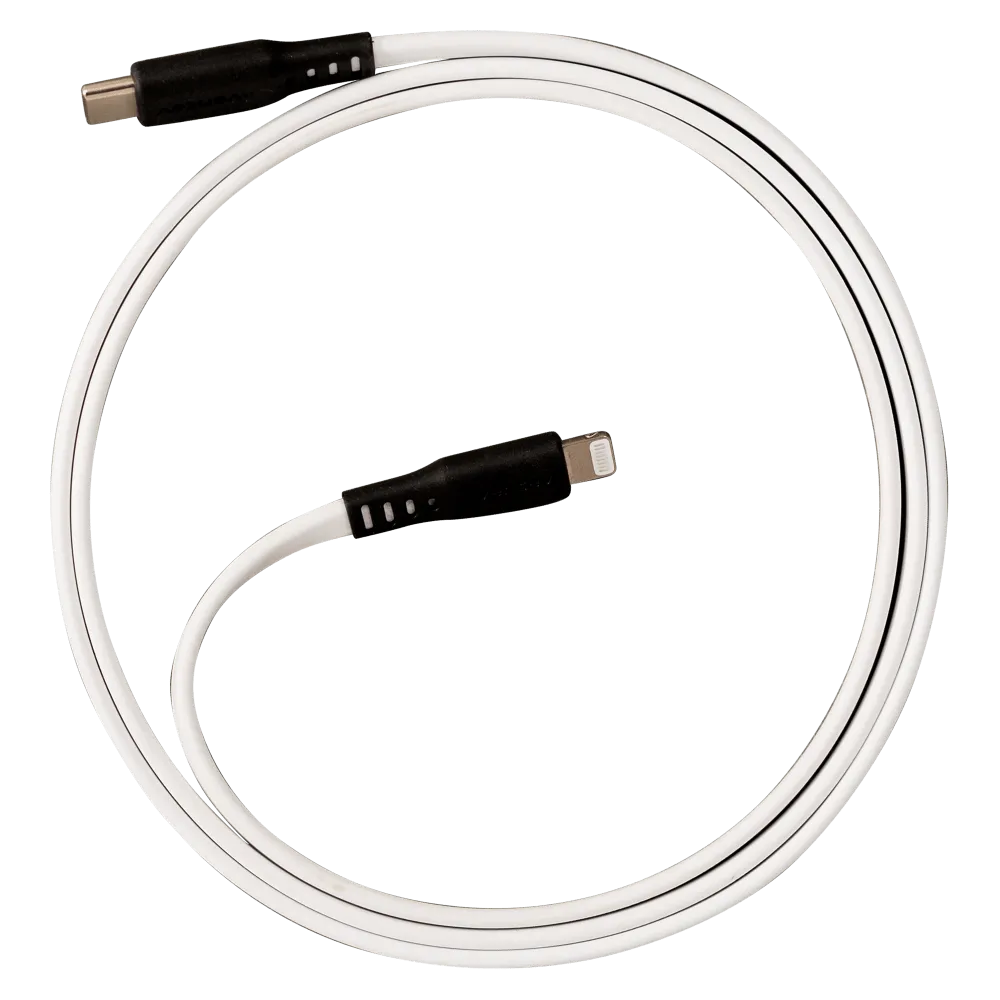 Ventev Chargesync Flat USB C to Apple Lightning Cable 6ft by Ventev