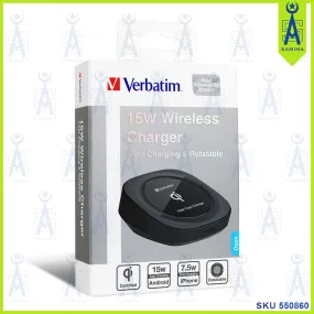 VERBATIM WIRELESS CHARGER 15W 65720